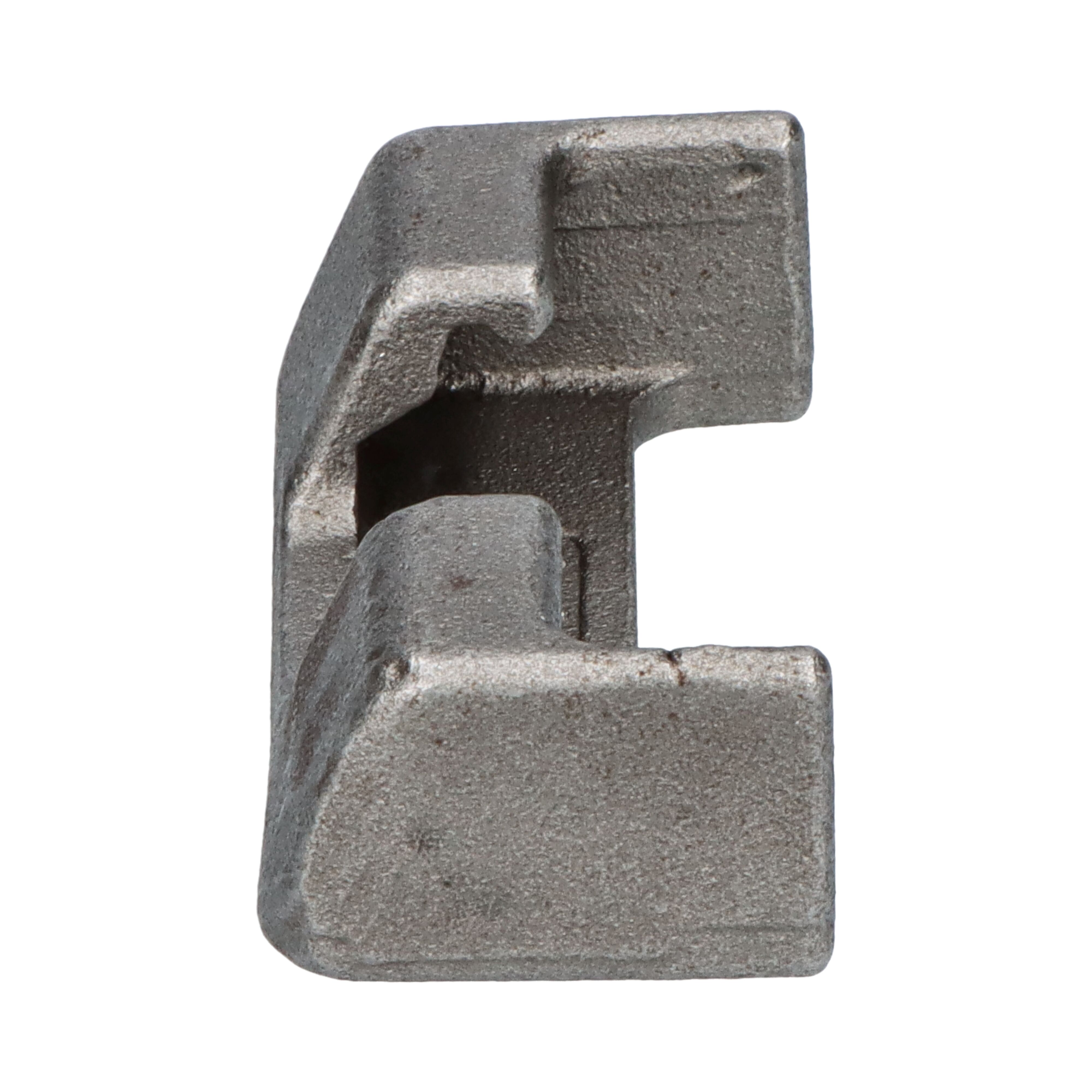 Rhiwa Quality holder - for T-hook recessed lock side board - plain steel