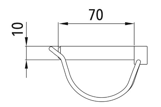 Rhiwa Quality locking pin - for side protection support 1341690