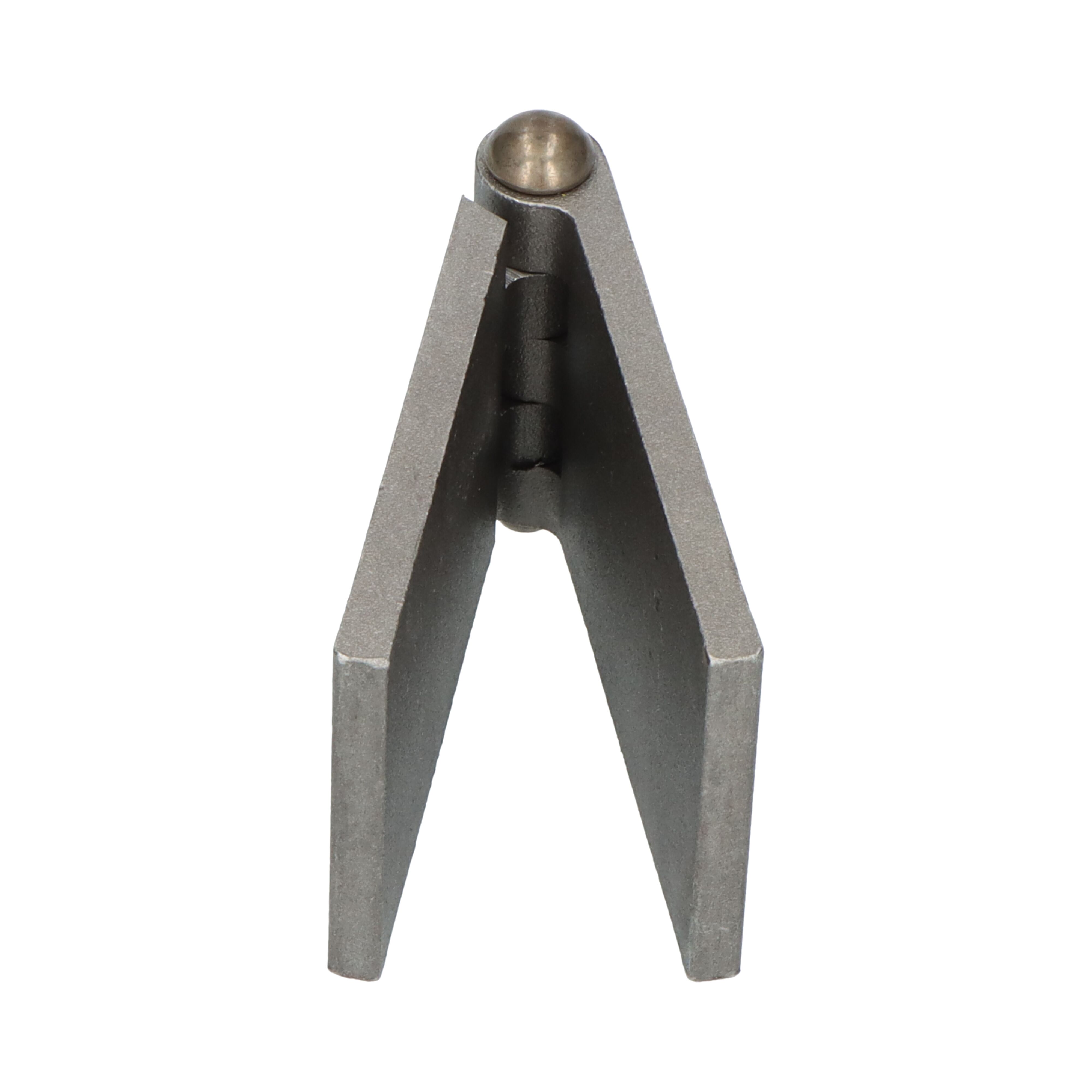 Rhiwa Quality door hinge 50 x 80 x 6 mm (WxLxT) - pin Ø 8 mm - plain steel