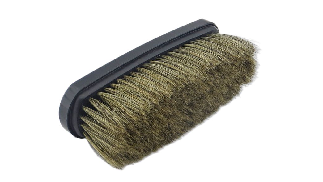 Ehrle brosse de lavage 60 mm - poils naturels - corps de brosse en acier inoxydable avec capuchon en caoutchouc