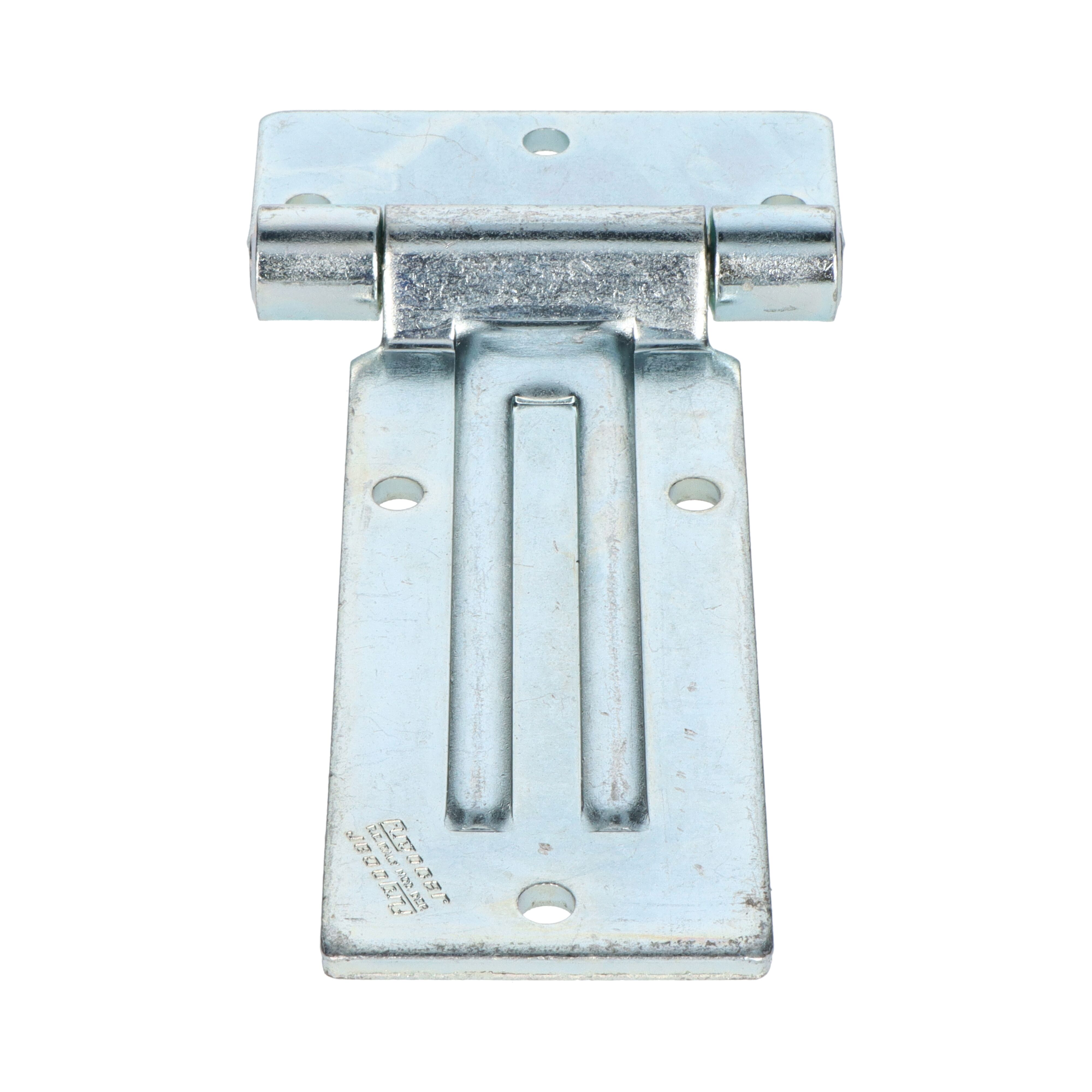 Pommier charnière de porte plaque latérale 165 mm - galvanisée