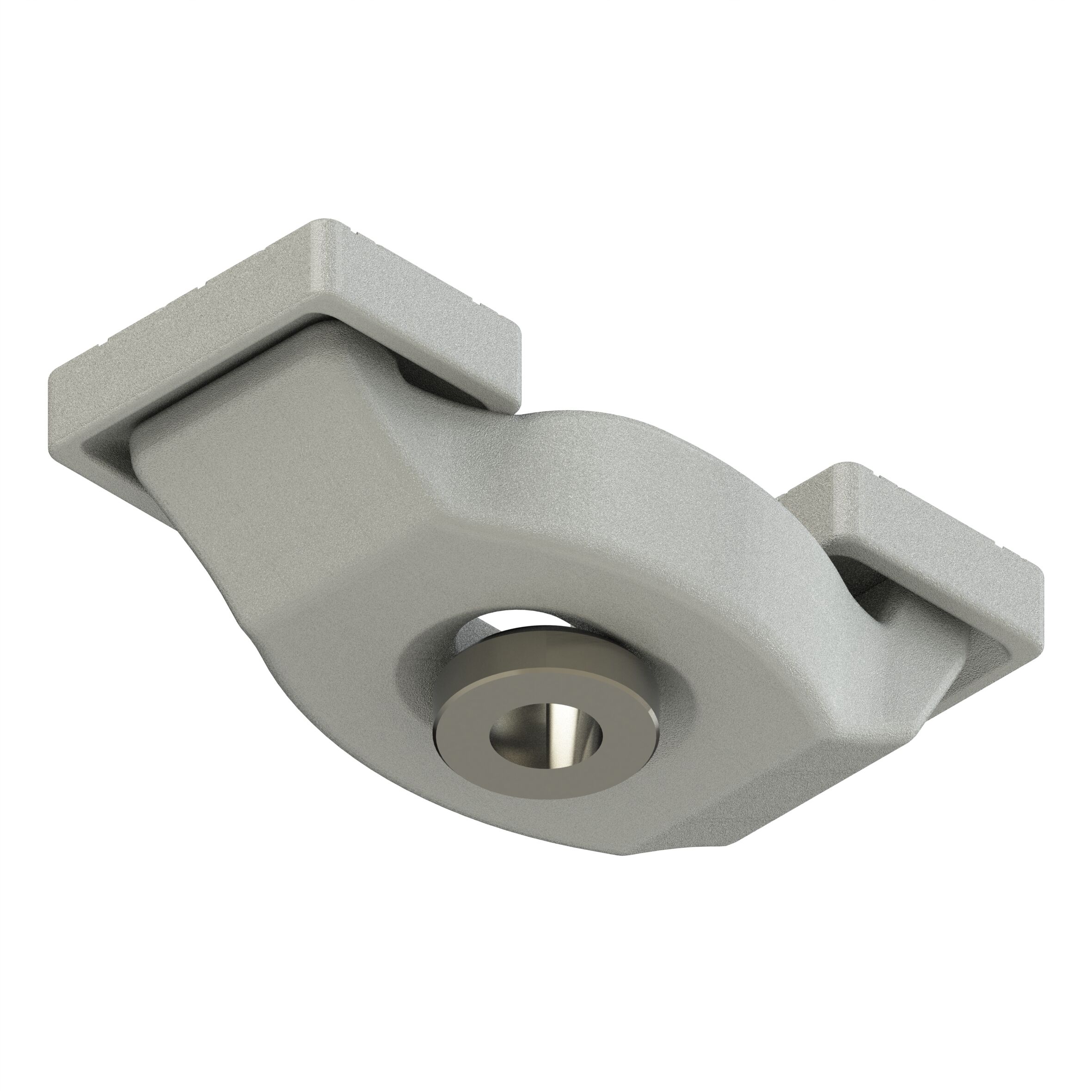 Pommier chassis clamp 4/15 mm self balancing incl. ring - zinc-plated
