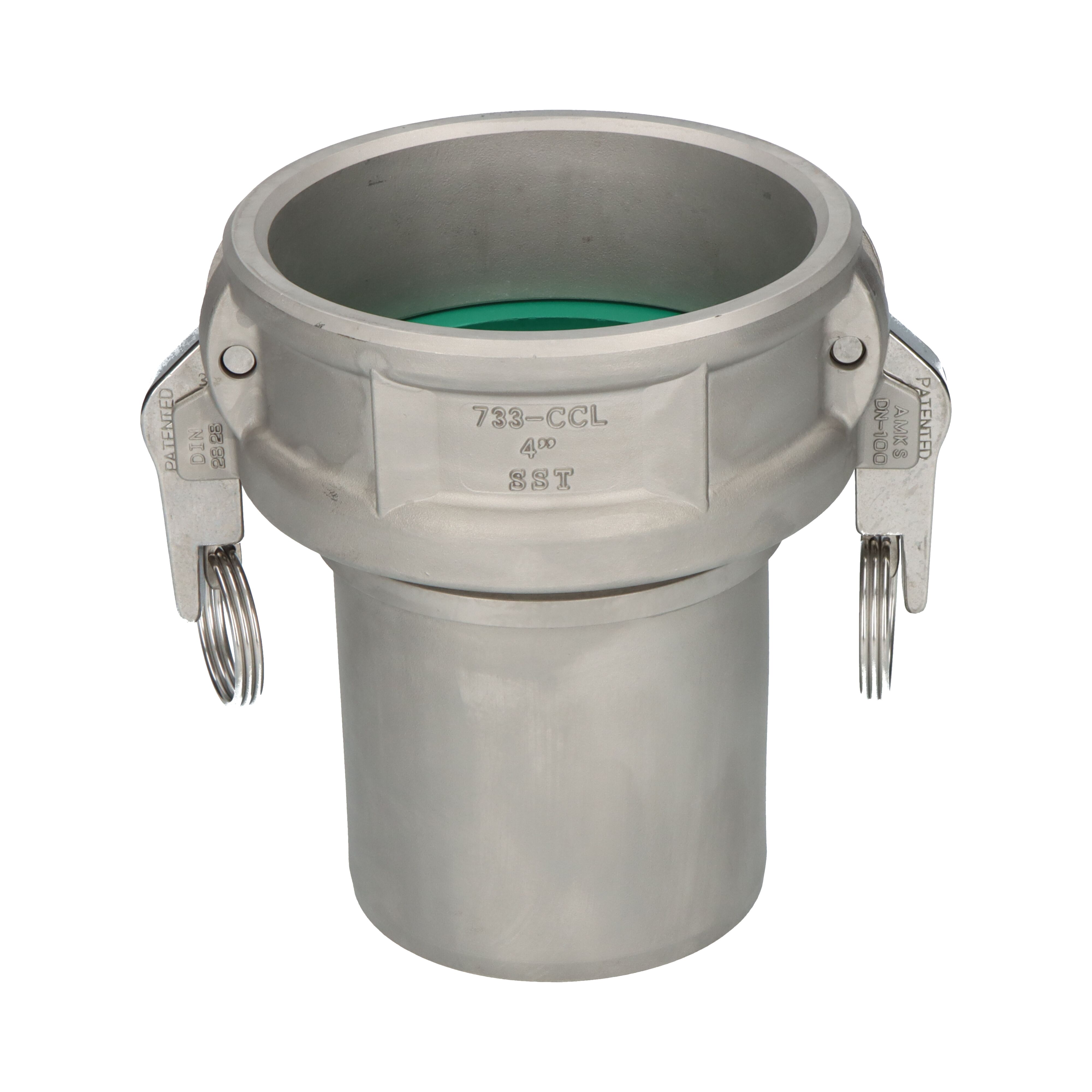 OPW koppeling Autolok coupler C 4" gladde slangtule met borgrand