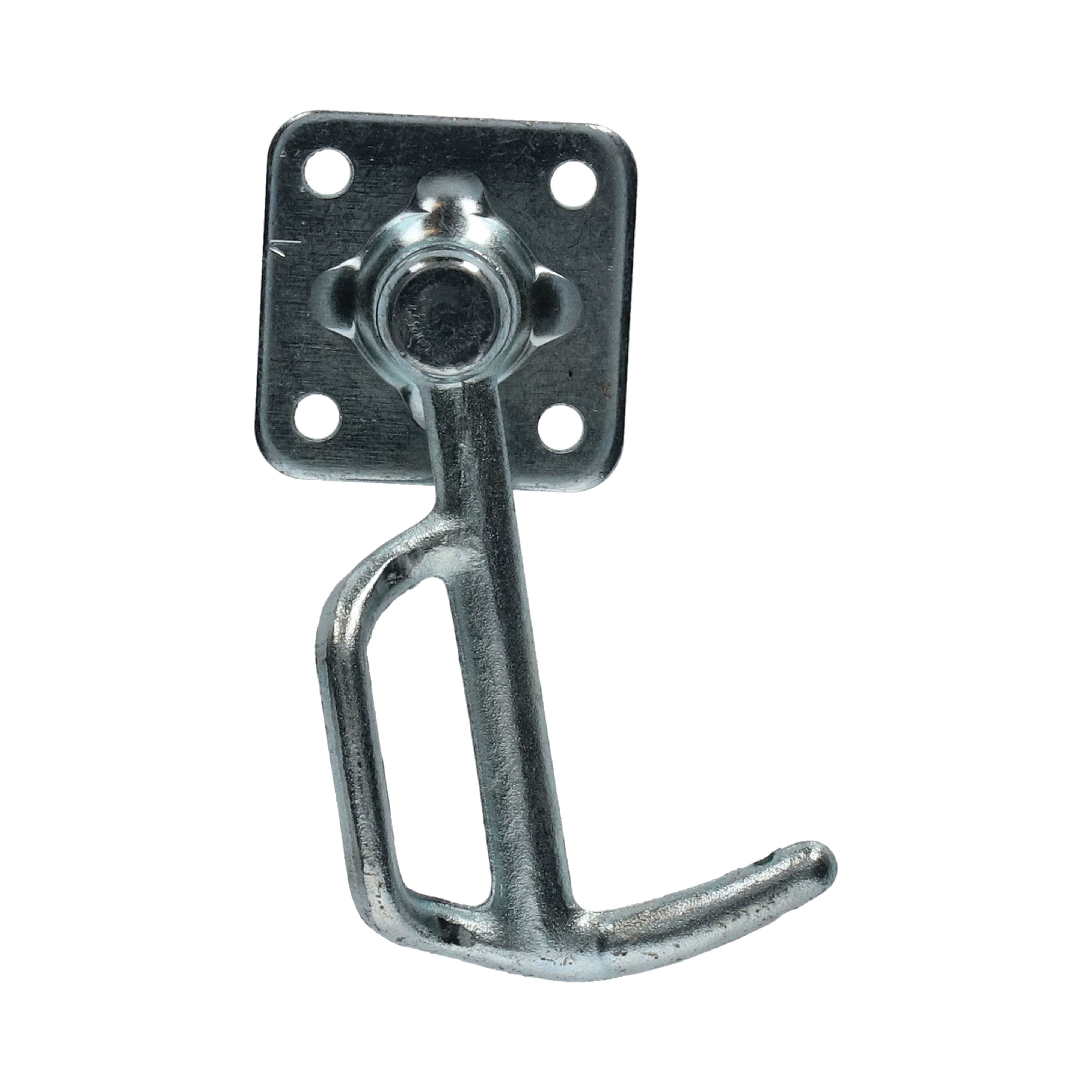 Rhiwa Quality hook no. 1 - left - with bracket - zinc-plated