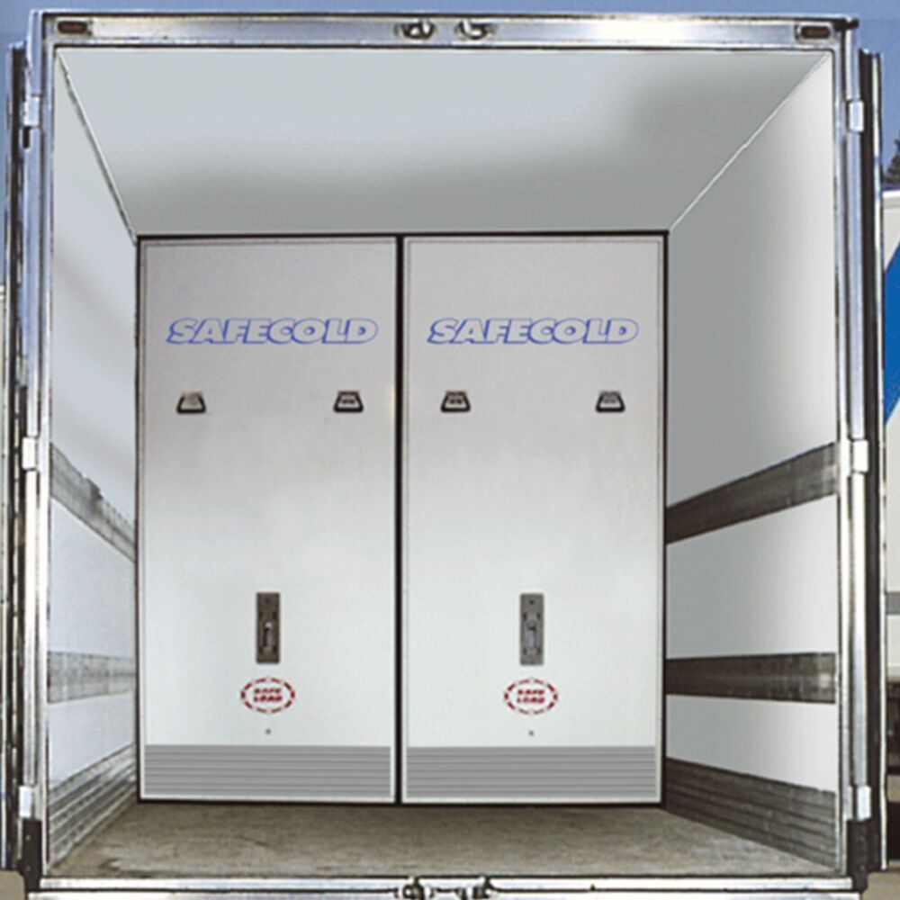 Rhiwa Quality safecold wall for refrigerated trailers 2-sections - custom made