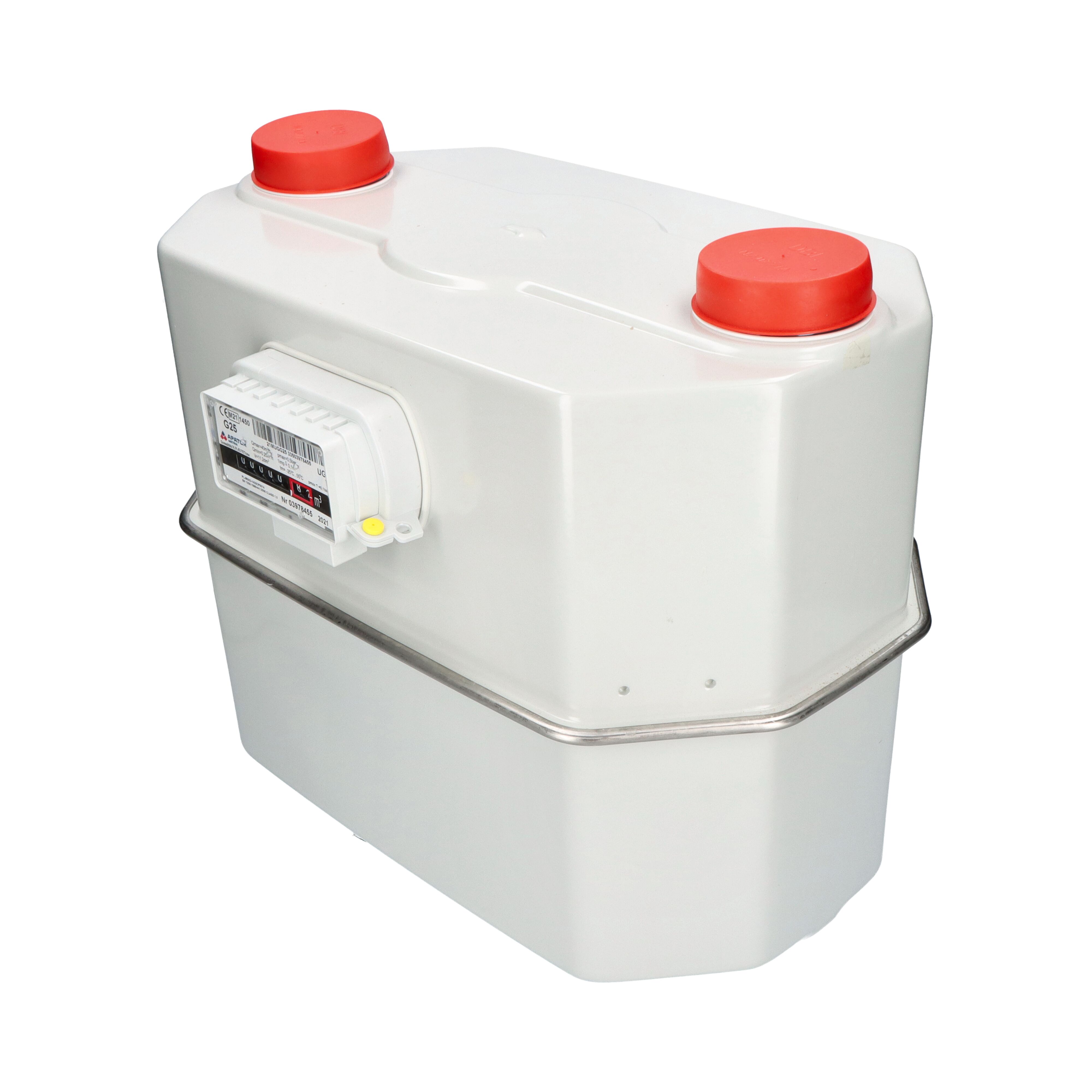 Apator diaphragm gas meter UG G25 11.2l 2-pipe 335 mm