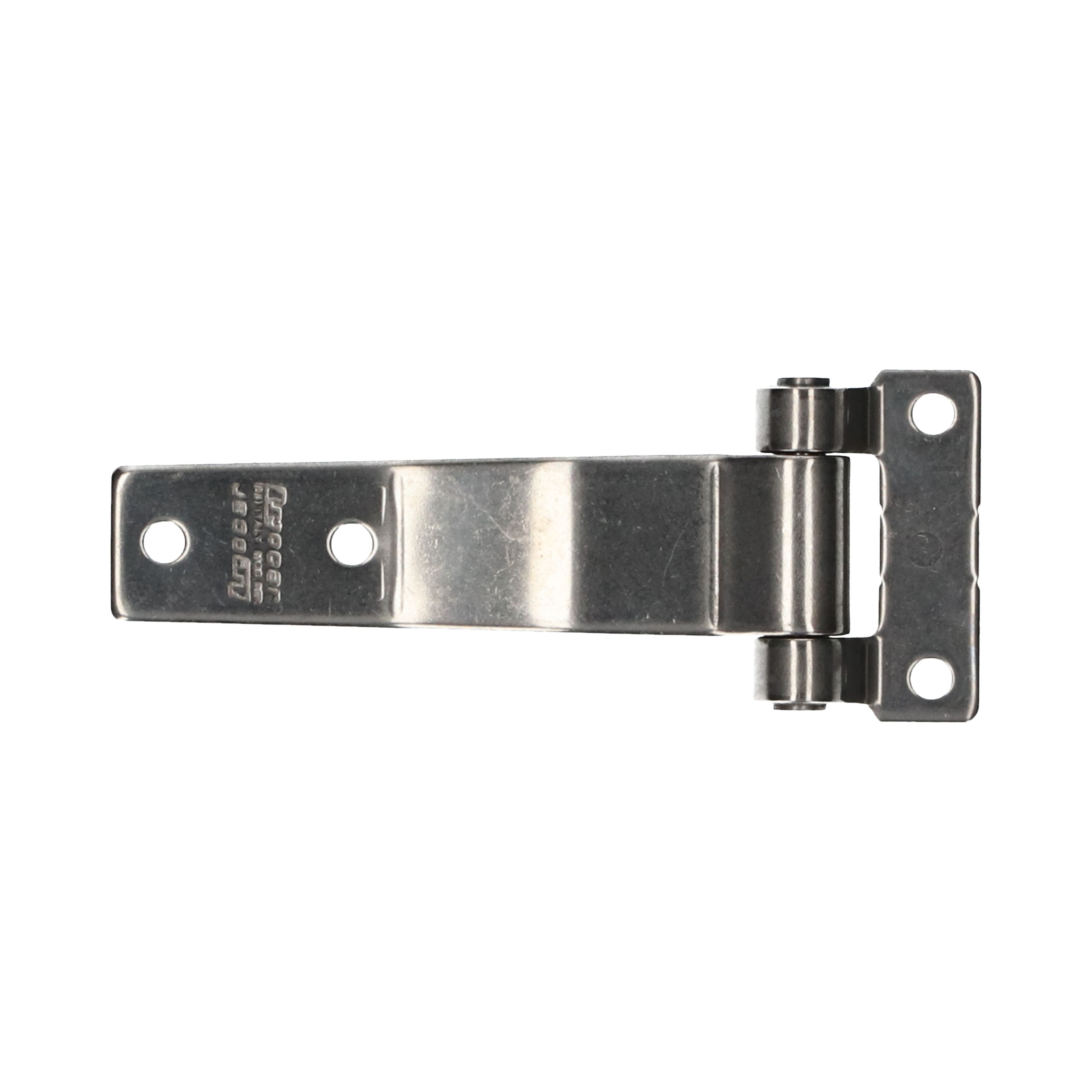 Pommier side door hinge with offset 115 mm - stainless steel