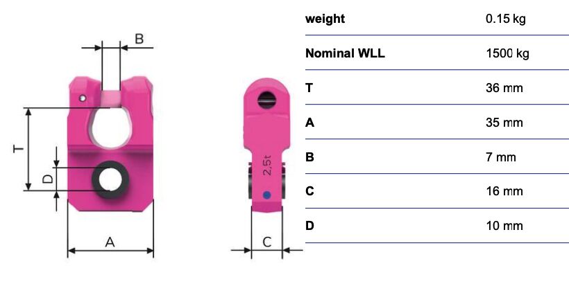 RUD V-GIL-6 raccord d´isolement électrique à chape VIP