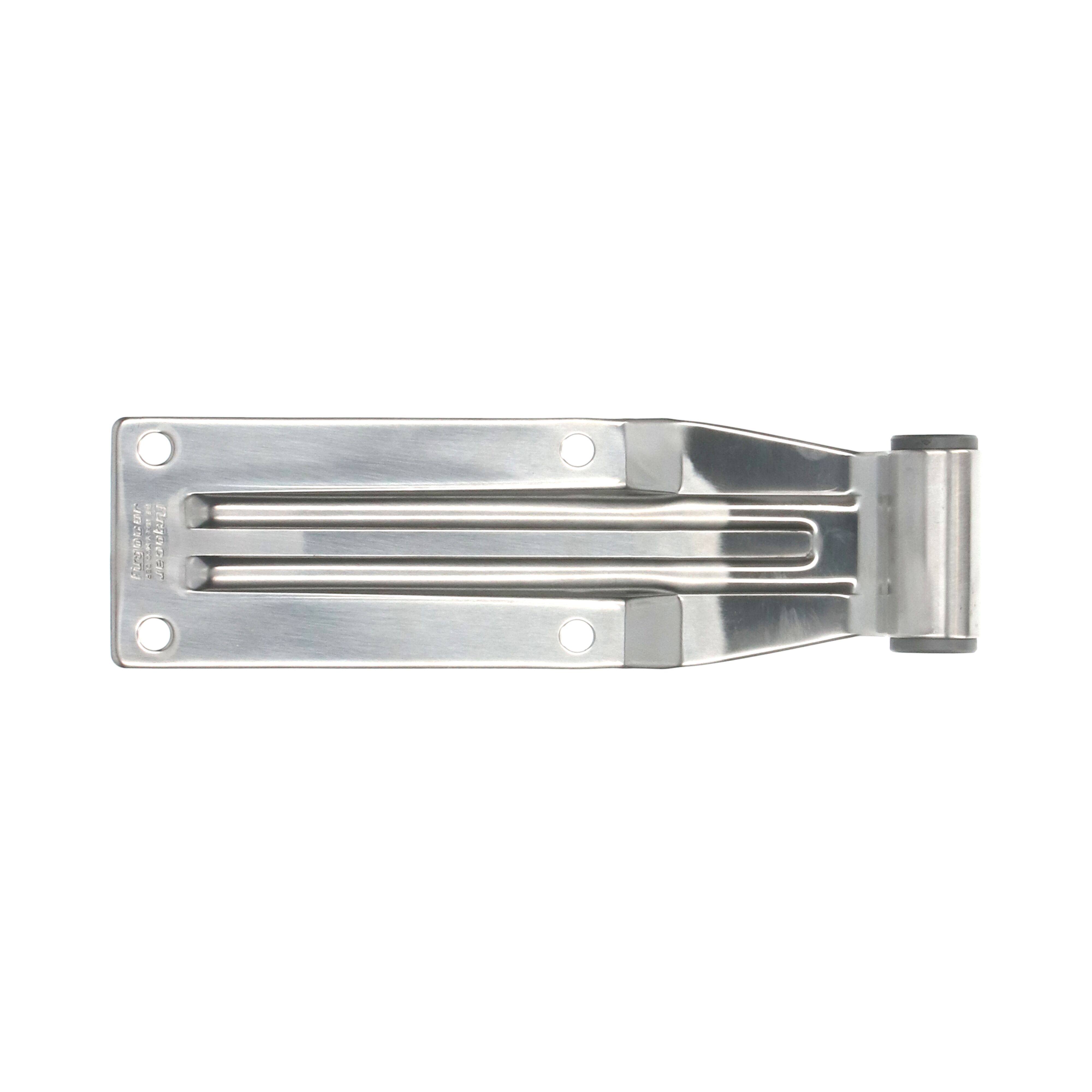 Pommier charnière de porte arrière charnière battant 220 mm - largeur support 58 mm - acrylique inoxydable