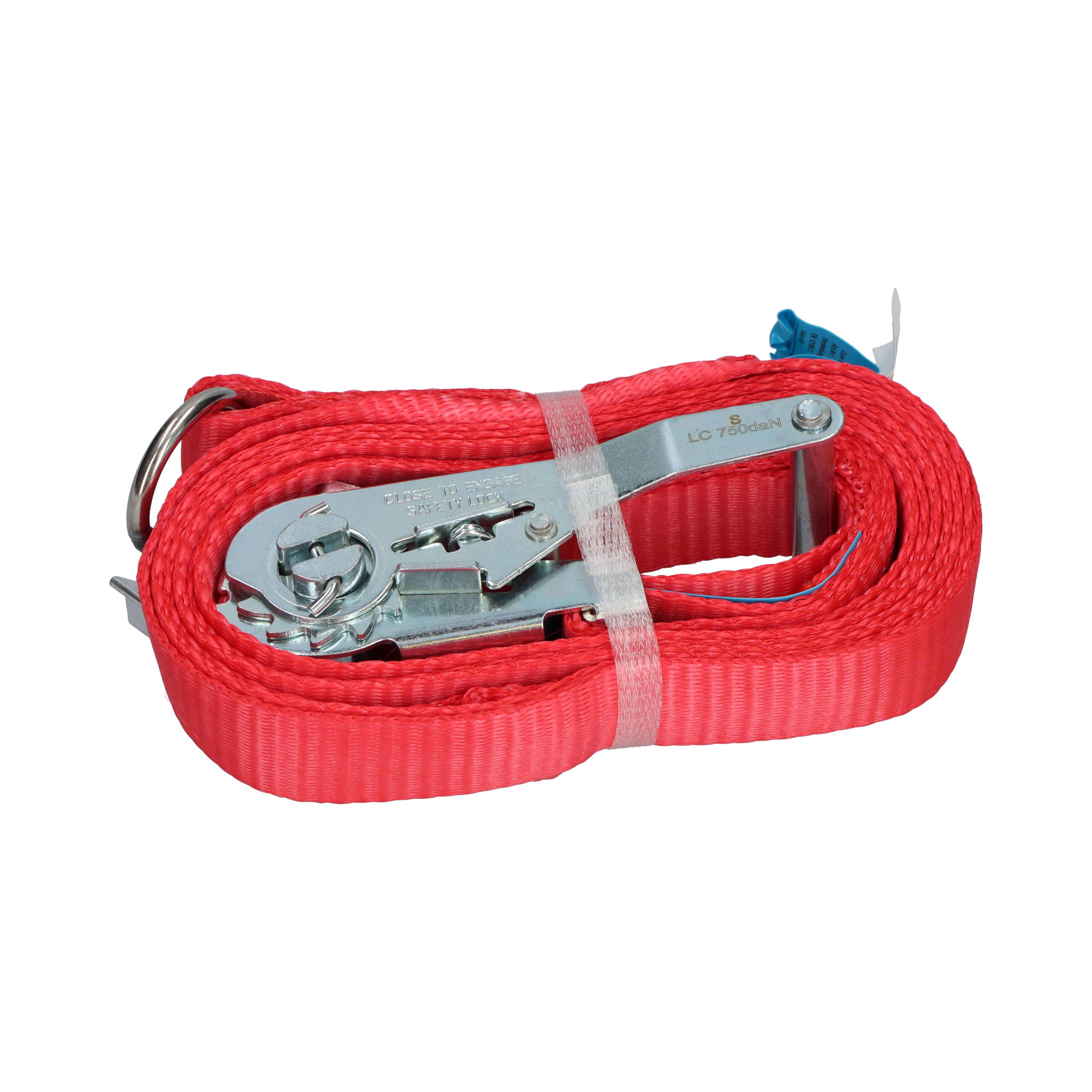 Rhiwa Quality sangle d'arrimage 25 mm - avec cliquet et simple fermeture aéro - 3400 mm