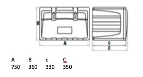 LAGO toolbox VERTigo - 750 x 360 x 330 mm (WxHxD) - plastic