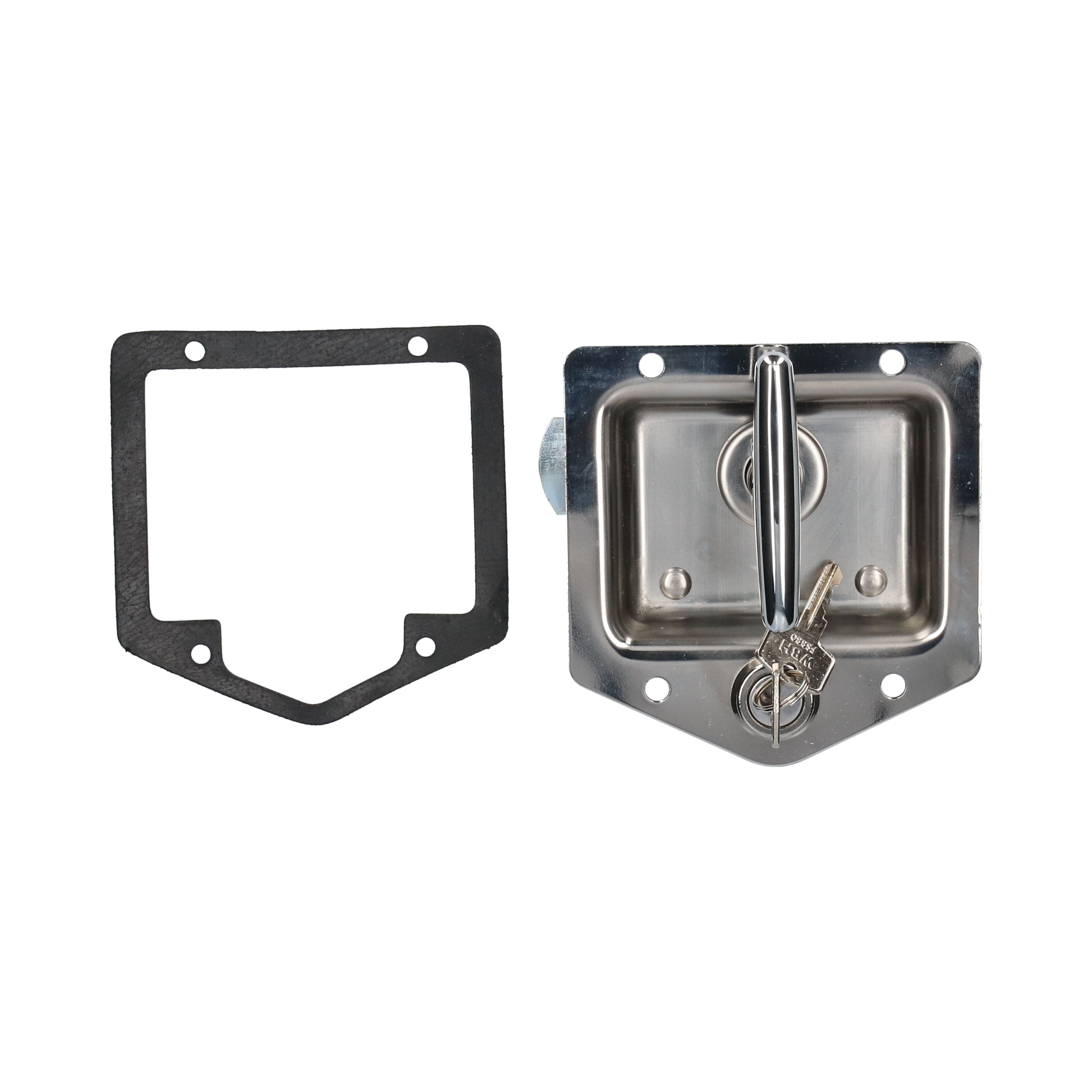 Rhiwa Quality drop-T lock - left closing - adjustable 43-55 mm - key FS880