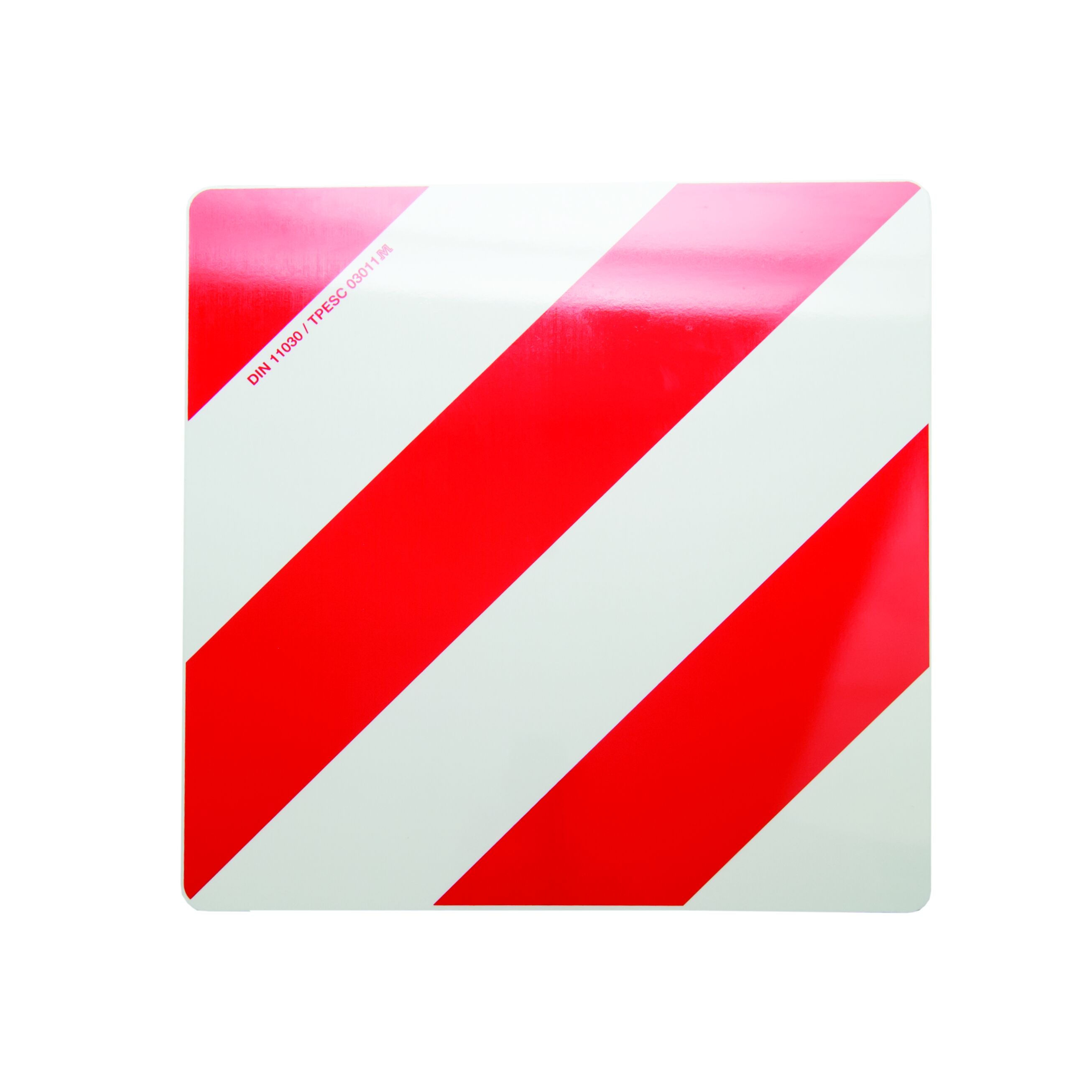 Rhiwa Quality lenght/width marking sign - 423 x 423 mm - horizontal foldable - pointing left