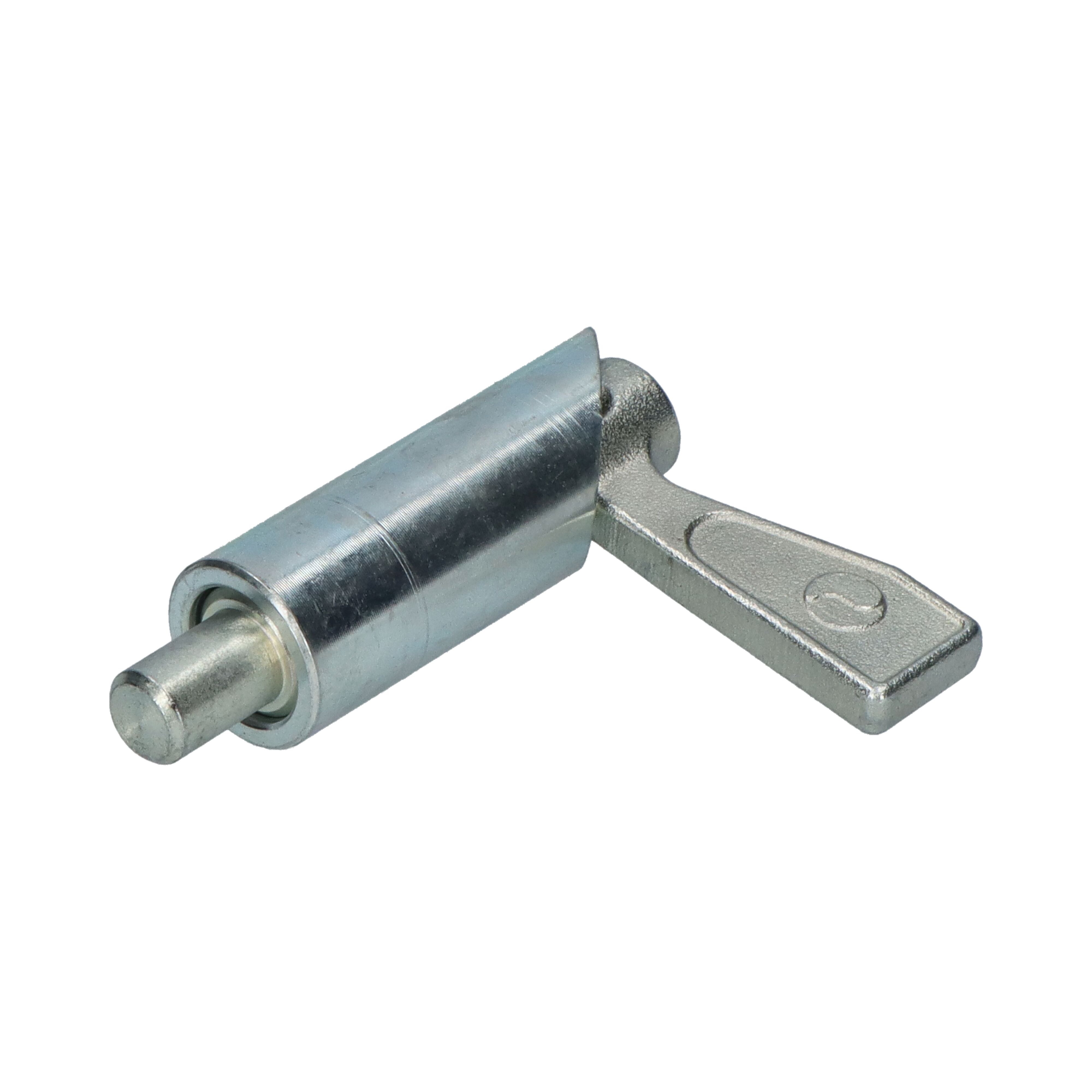Pommier draw latch with pin Ø 10 mm - welding model - zinc-plated
