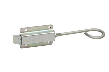 Pommier draw latch with eyelet - small - zinc-plated