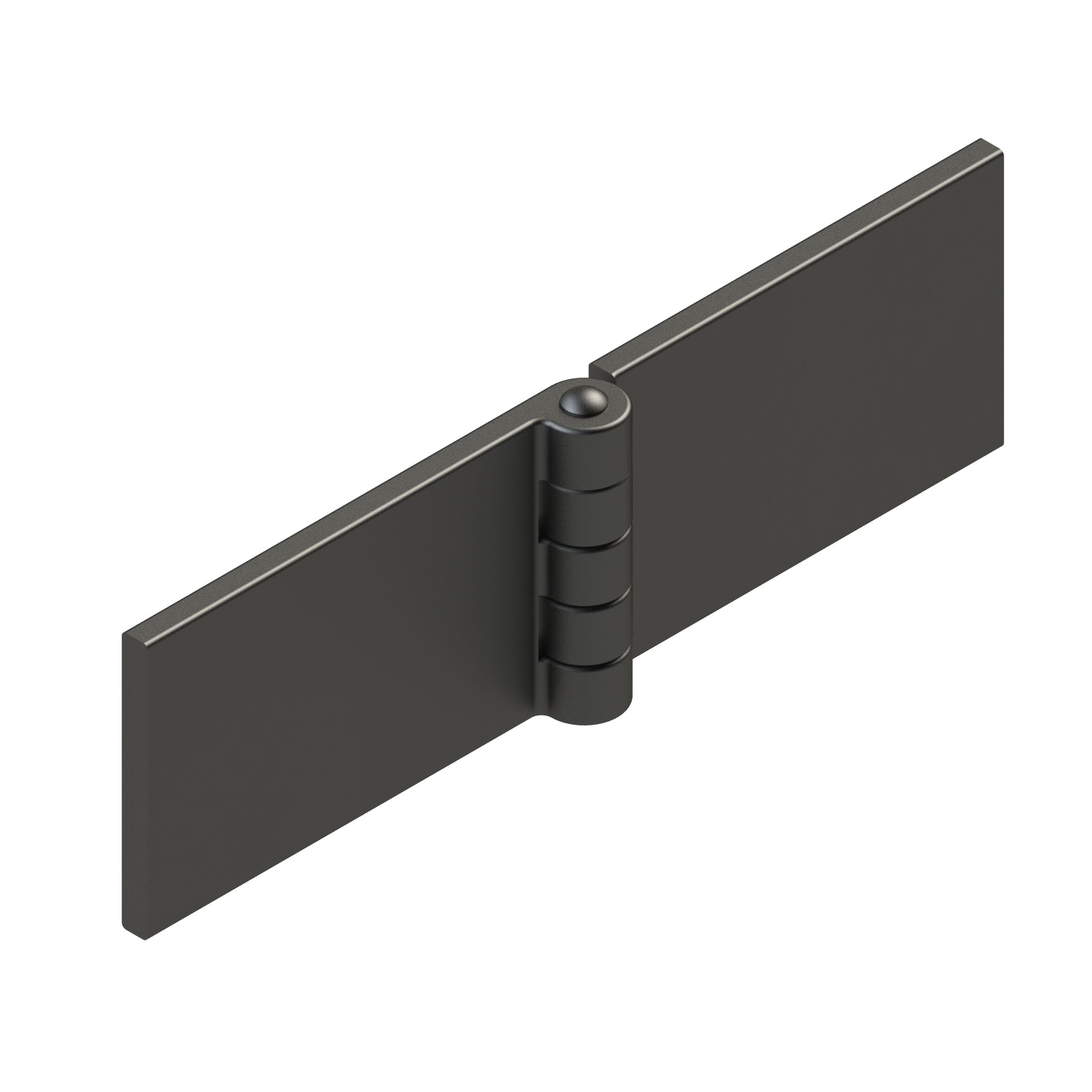 Rhiwa Quality charnière de porte 50 x 100 x 6 mm (LxlxE) - axe Ø 8 mm - acier brut