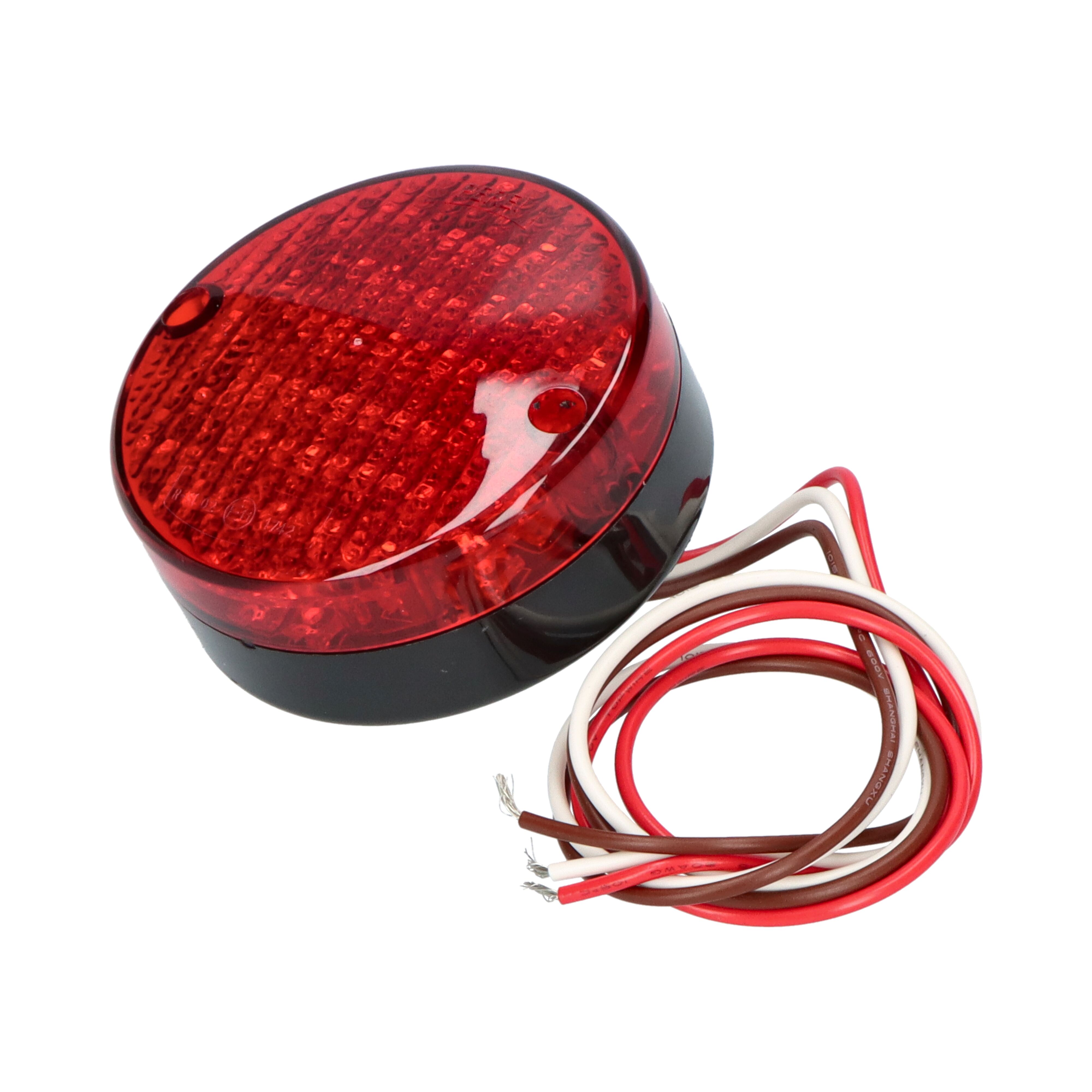 Rhiwa Quality led rem/achterlicht rood - Ø 84 mm - 12V