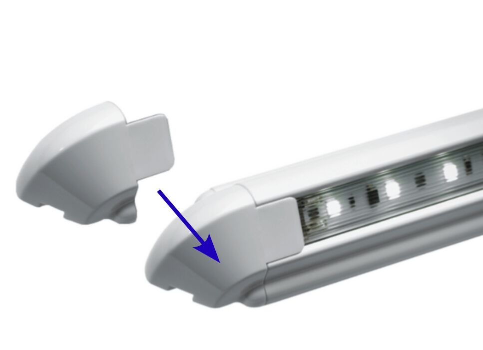 Labcraft eindkap - rechts - voor led strip Astro 