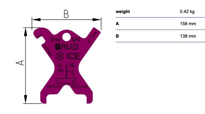 RUD ICE-Lifting chain testing gauge IKPL-16