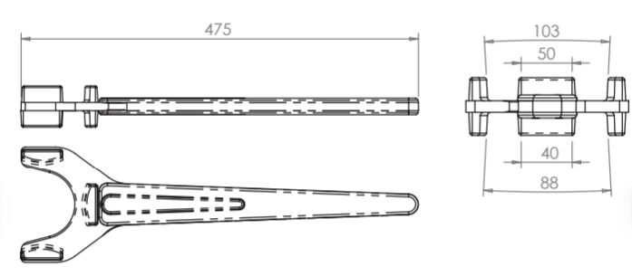 Rhiwa Quality univers clair pour twistlock
