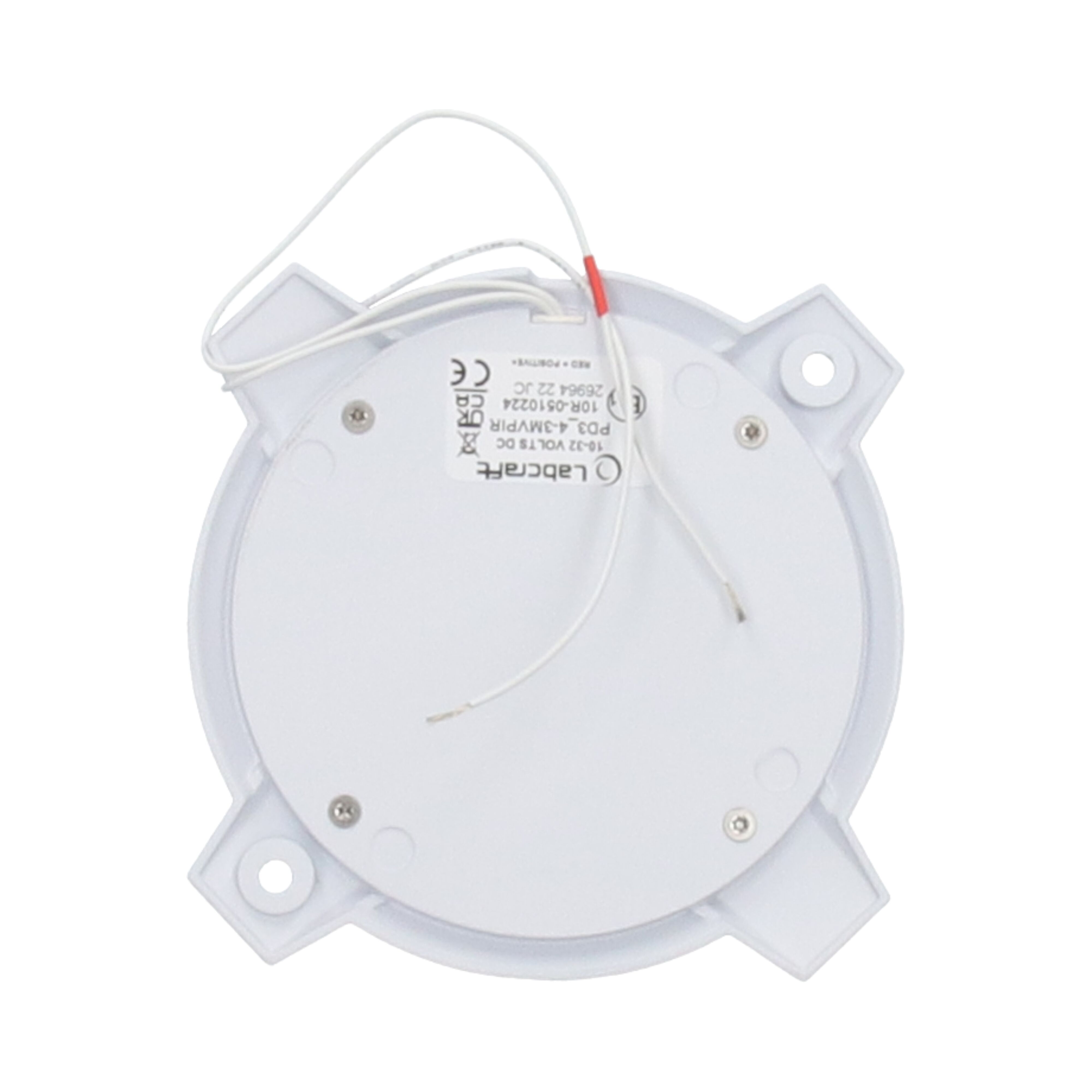 Labcraft Led lighting Megalux Clear - surface model - Ø 132 mm - 1320 lumen - PIR sensor