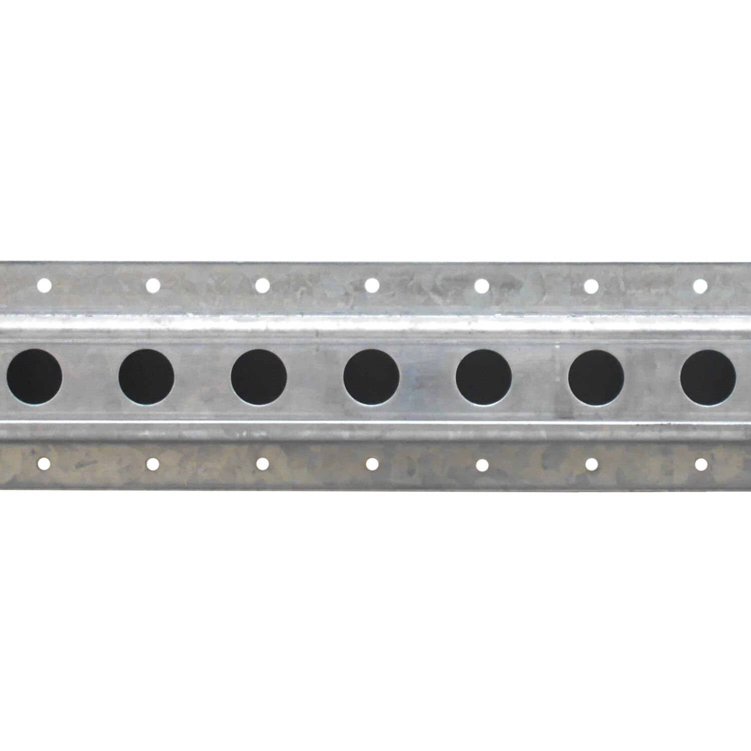 Rhiwa Quality rail d'ancrage - trou rond Ø 25 mm - haut - 7770 mm - galvanisé