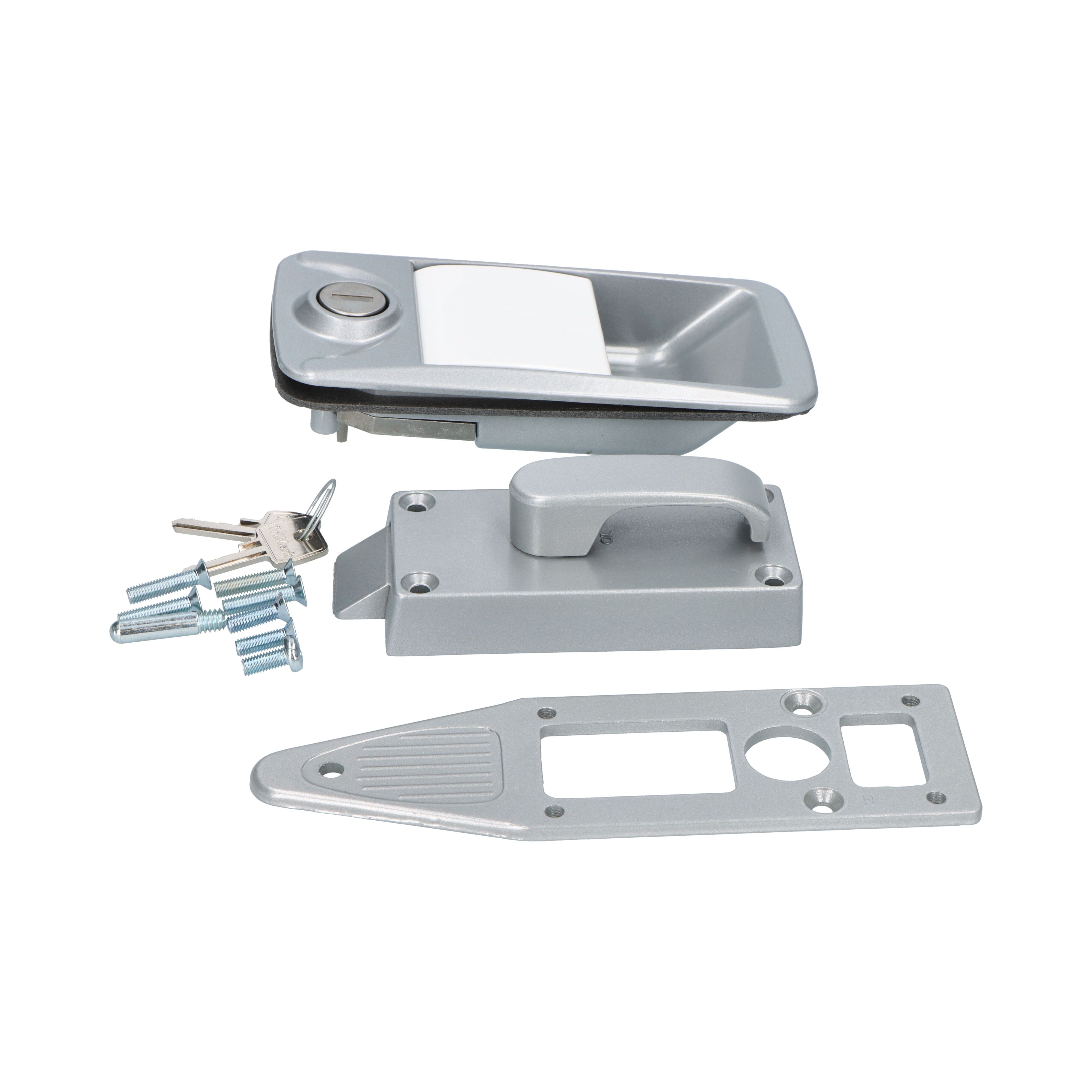 Rhiwa Quality serrure de caravane - à droite - pour épaisseur de porte 25 mm - numéro de clé MC05