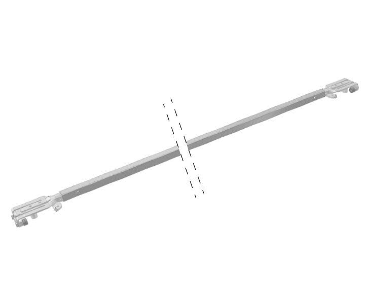 Edscha roof bar - 2550 mm - with roller carriages - for Sesam Multiliner XL