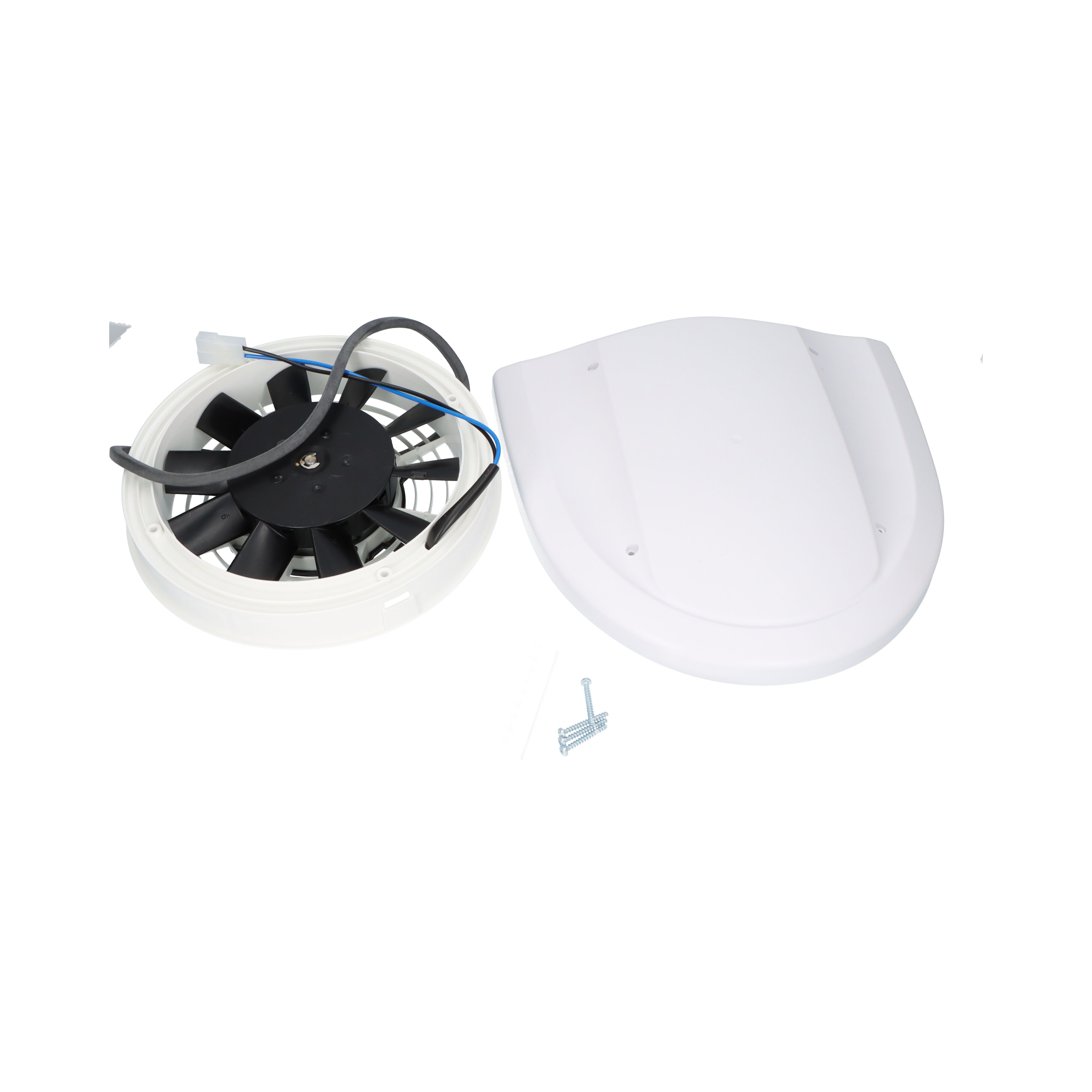 Rhiwa Quality roof fan electric - 12V - white