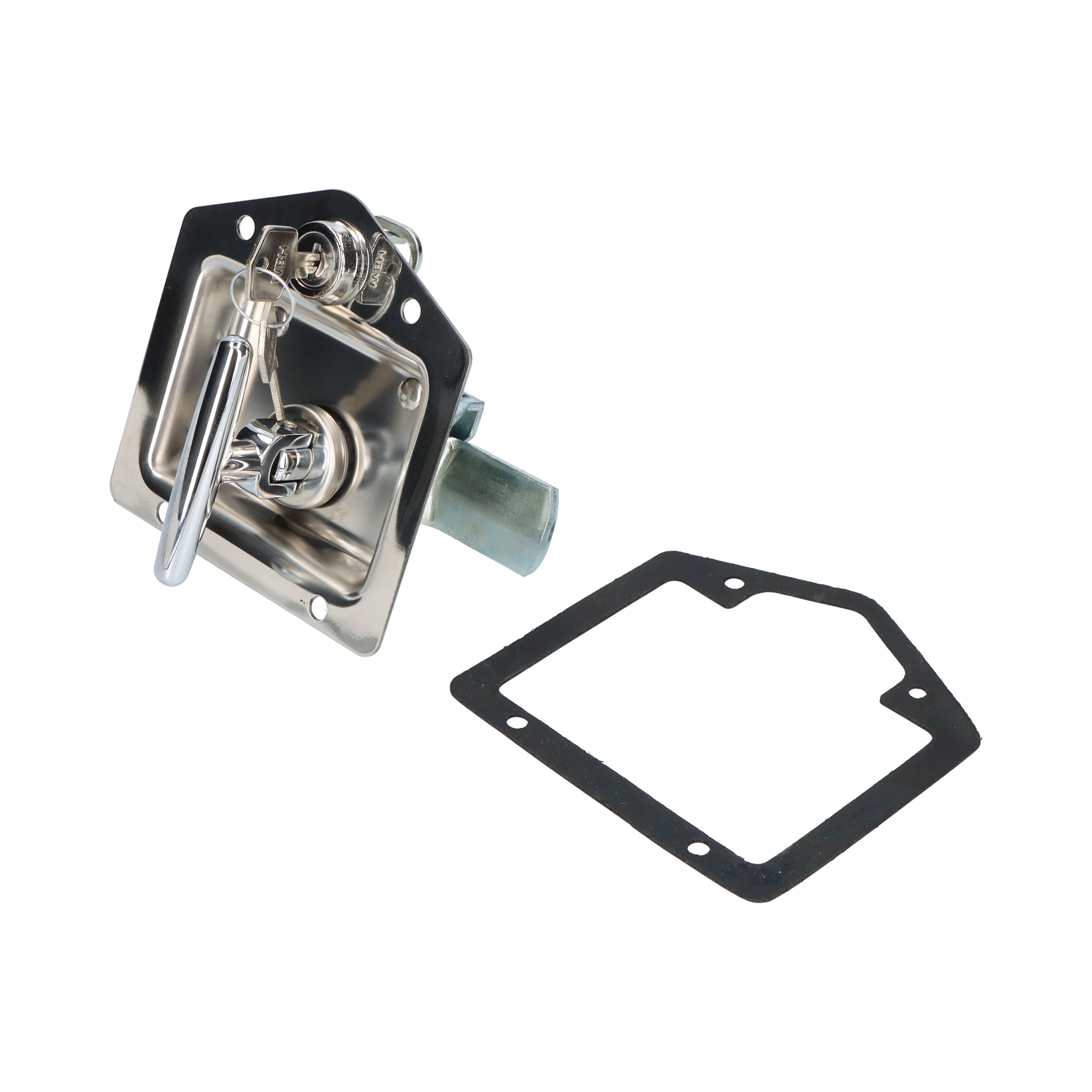 Rhiwa Quality drop-T lock - left closing - adjustable 43-55 mm - stainless steel