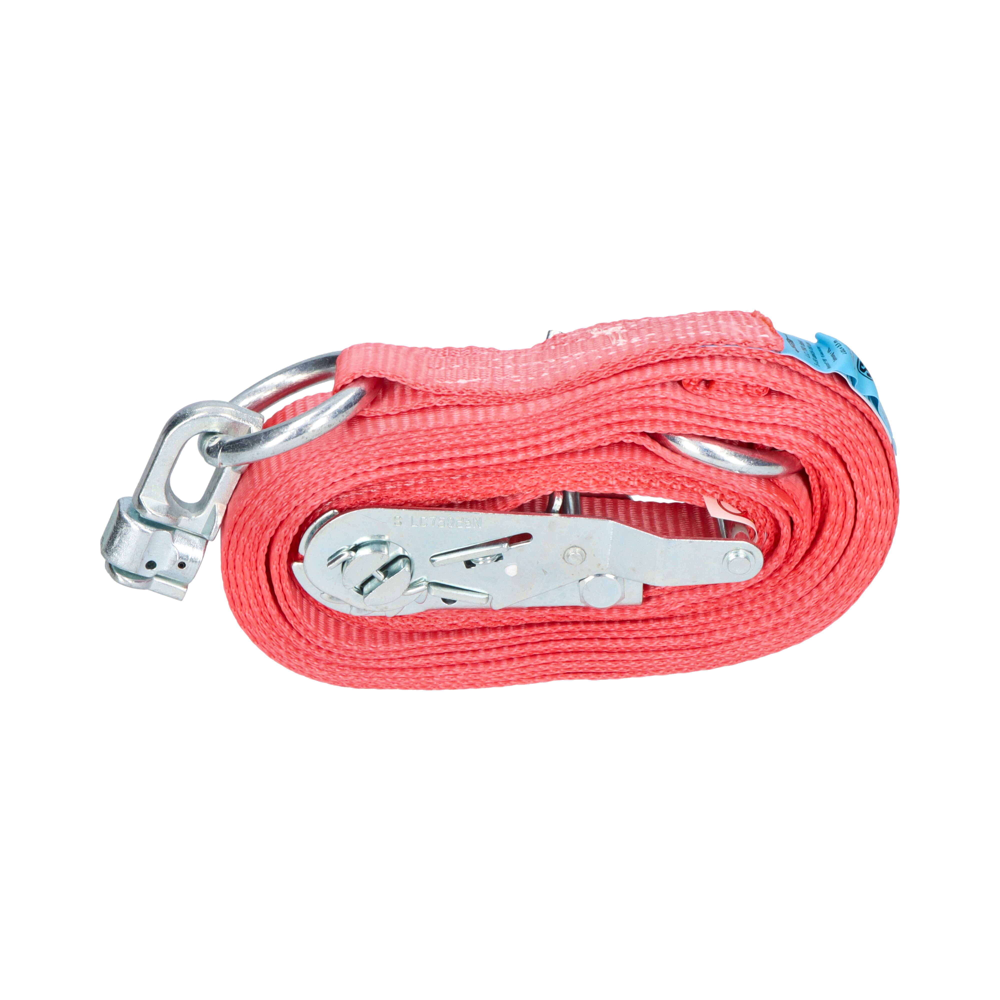 Rhiwa Quality sjorband 25 mm - met ratelsluiting en dubbele airline fitting - 6000 mm