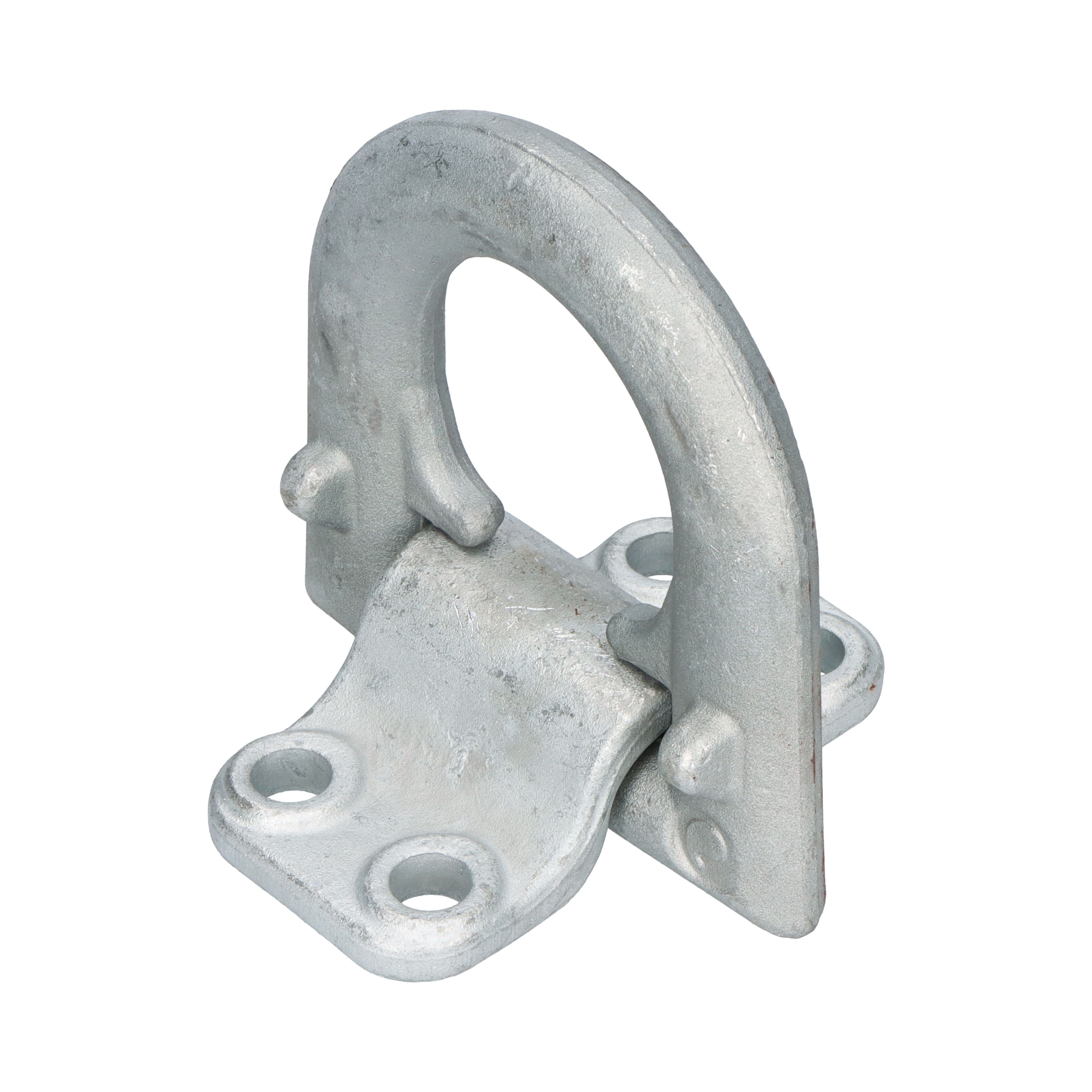 Pommier lashing eye set 13 tonnes - bolt-on model - zinc-plated