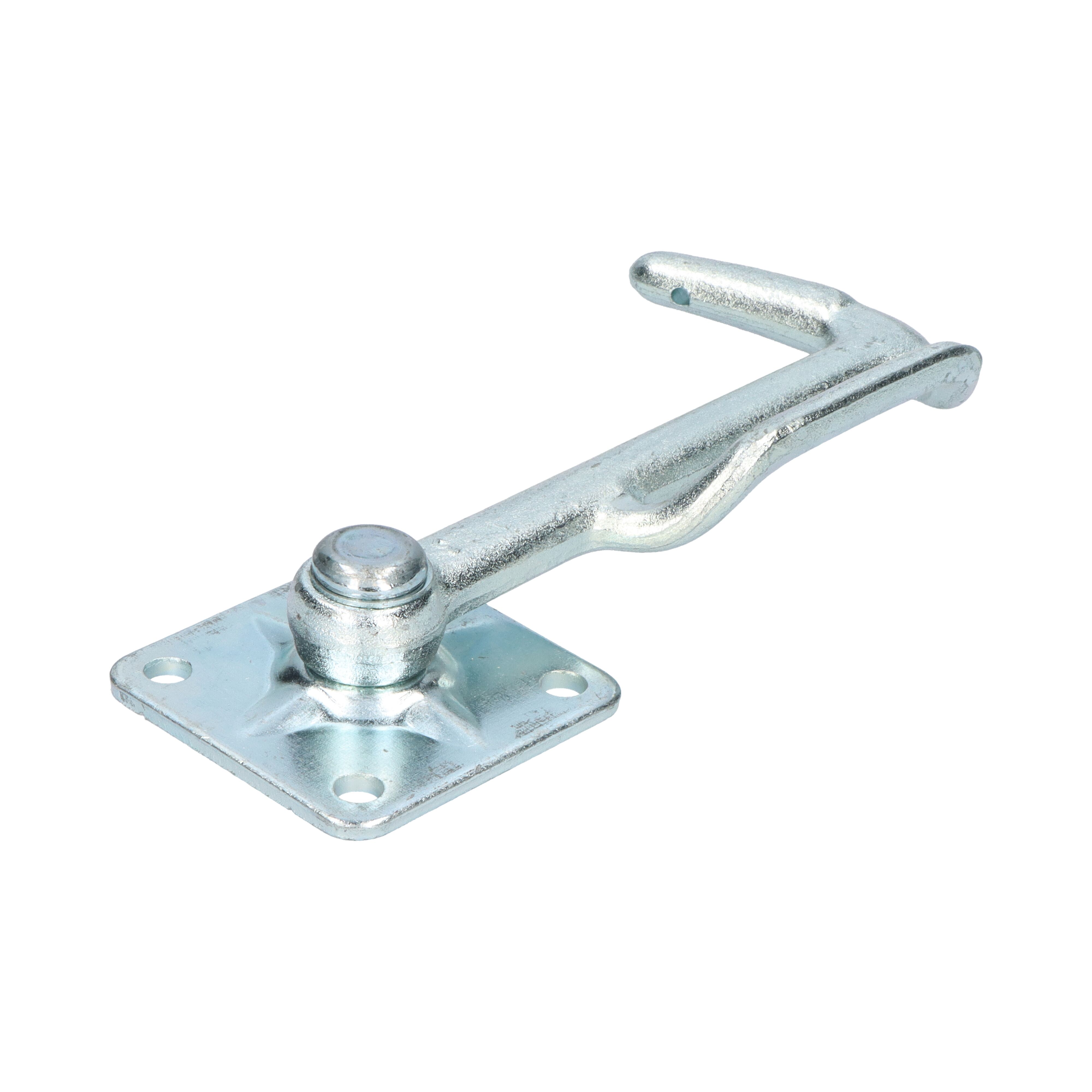 Rhiwa Quality hook no. 3 - left - with bracket - zinc-plated