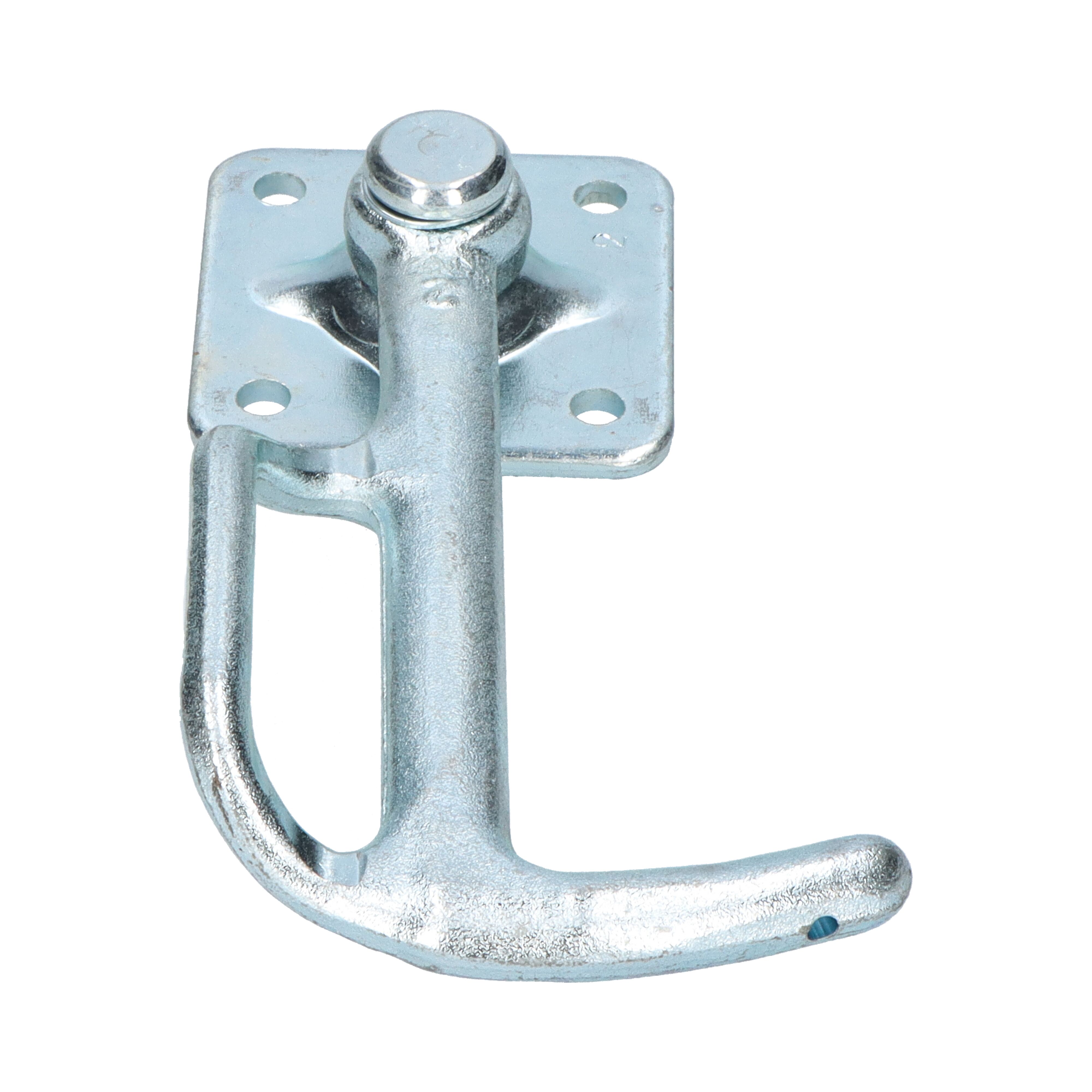Rhiwa Quality hook no. 2 - left - with bracket - zinc-plated