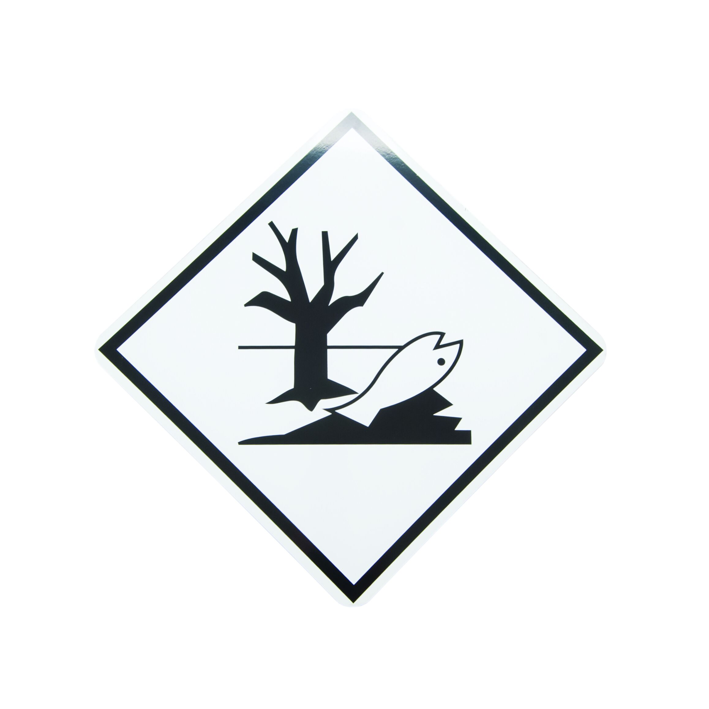 Rhiwa Quality panneau de danger - contamination - plus inoxydable