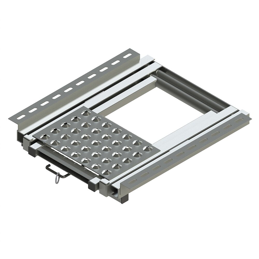 Pommier pull out ladder - 2 steps - 510 x 476 mm (LxW) - with platform