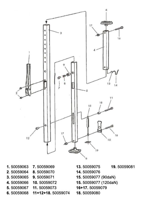 Rhiwa Quality U profile - for cargokeeper cargo bar (nr.5)