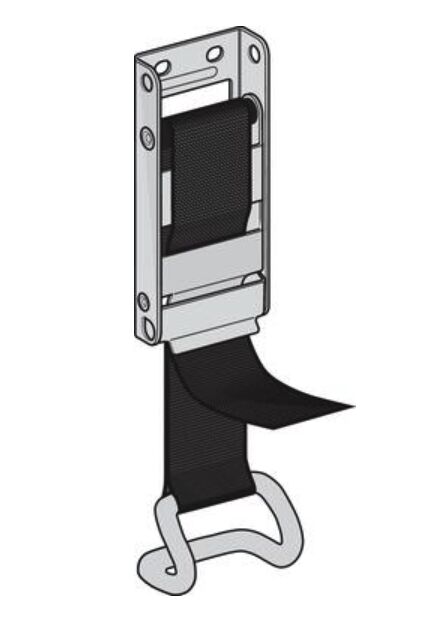 Pommier buckle complete - length strap 80 mm - with locking