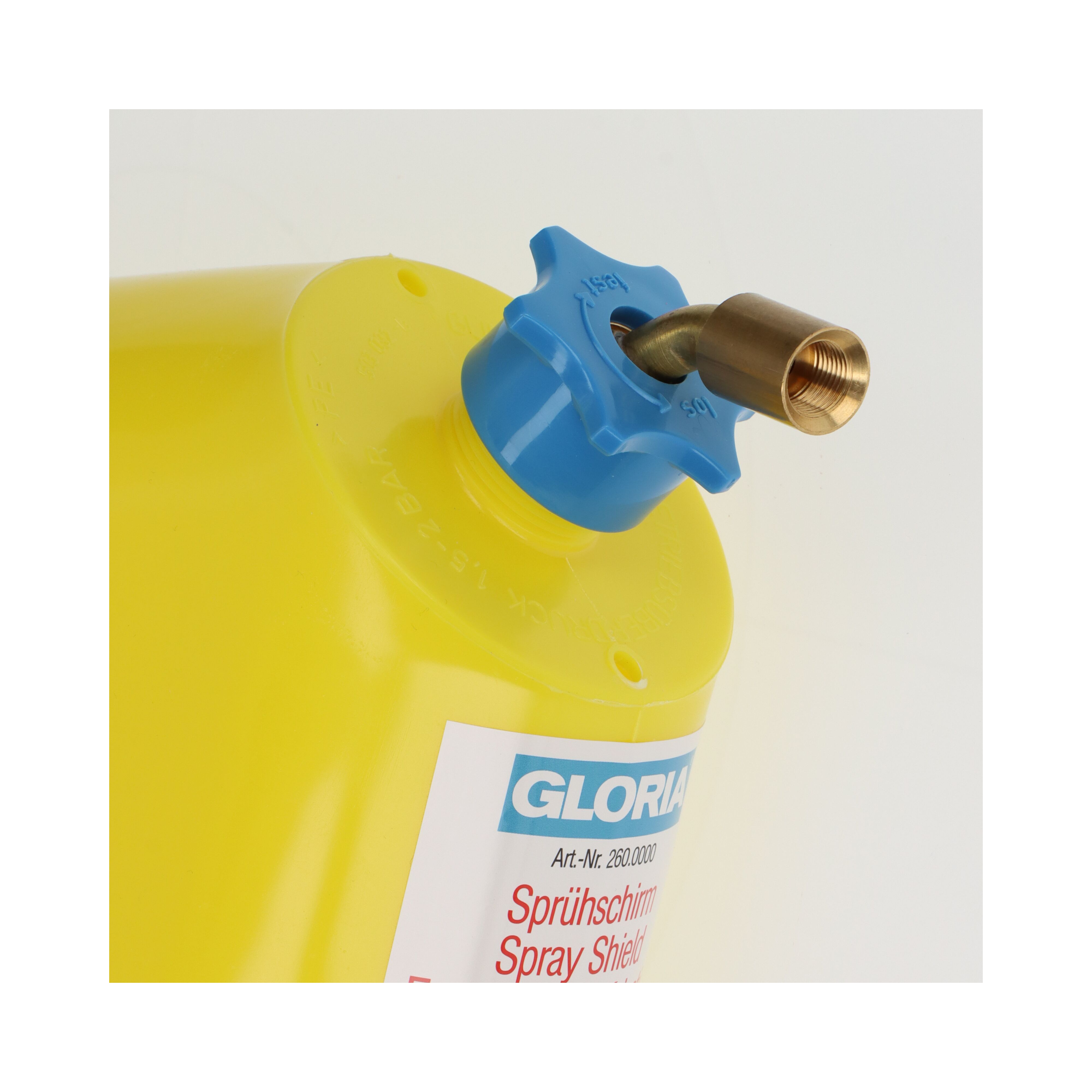 Gloria Type 260 - spray shield - with brass flat jet nozzle 8002 E