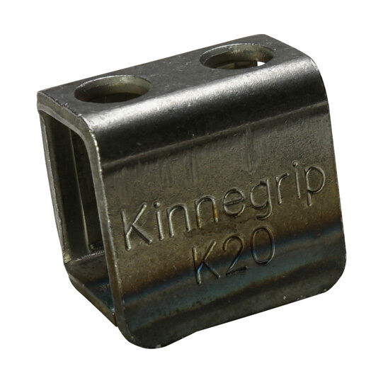 Kinnegrip K20 aanslag 0-8 mm - voor achterbord - las model - blank staal