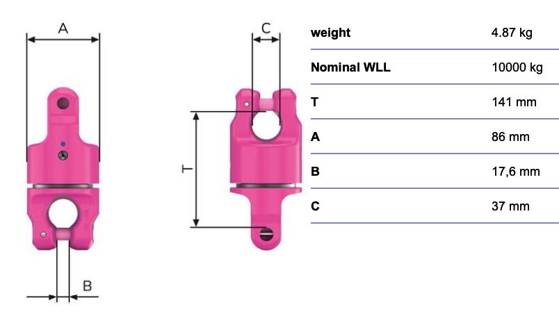 RUD VIP-Universele wartel UW-PP-16