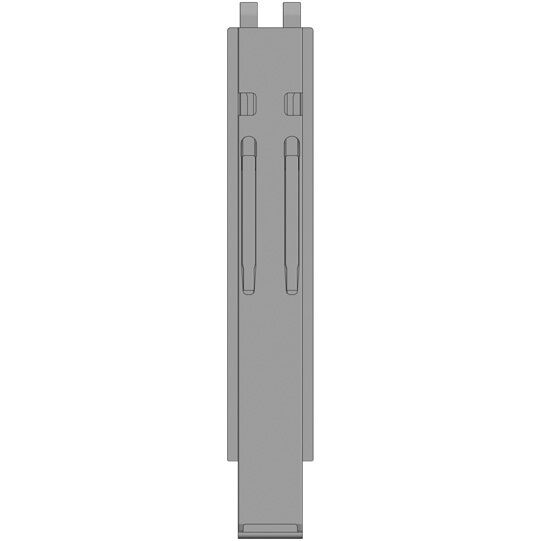 Kinnegrip montant central K20 - 800 mm - TIR - avec logement - KTL