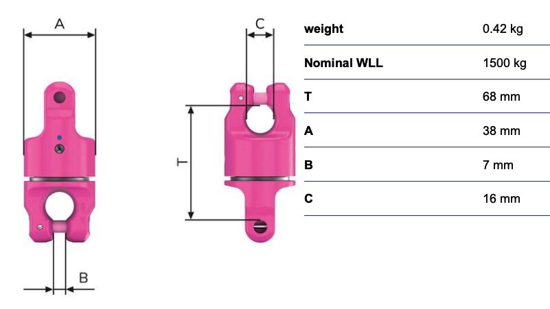 RUD VIP-Universele wartel UW-PP-6