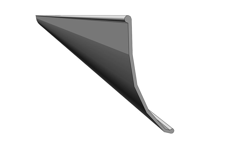 Edscha sealing profile 33 mtr x 120 mm - black PVC