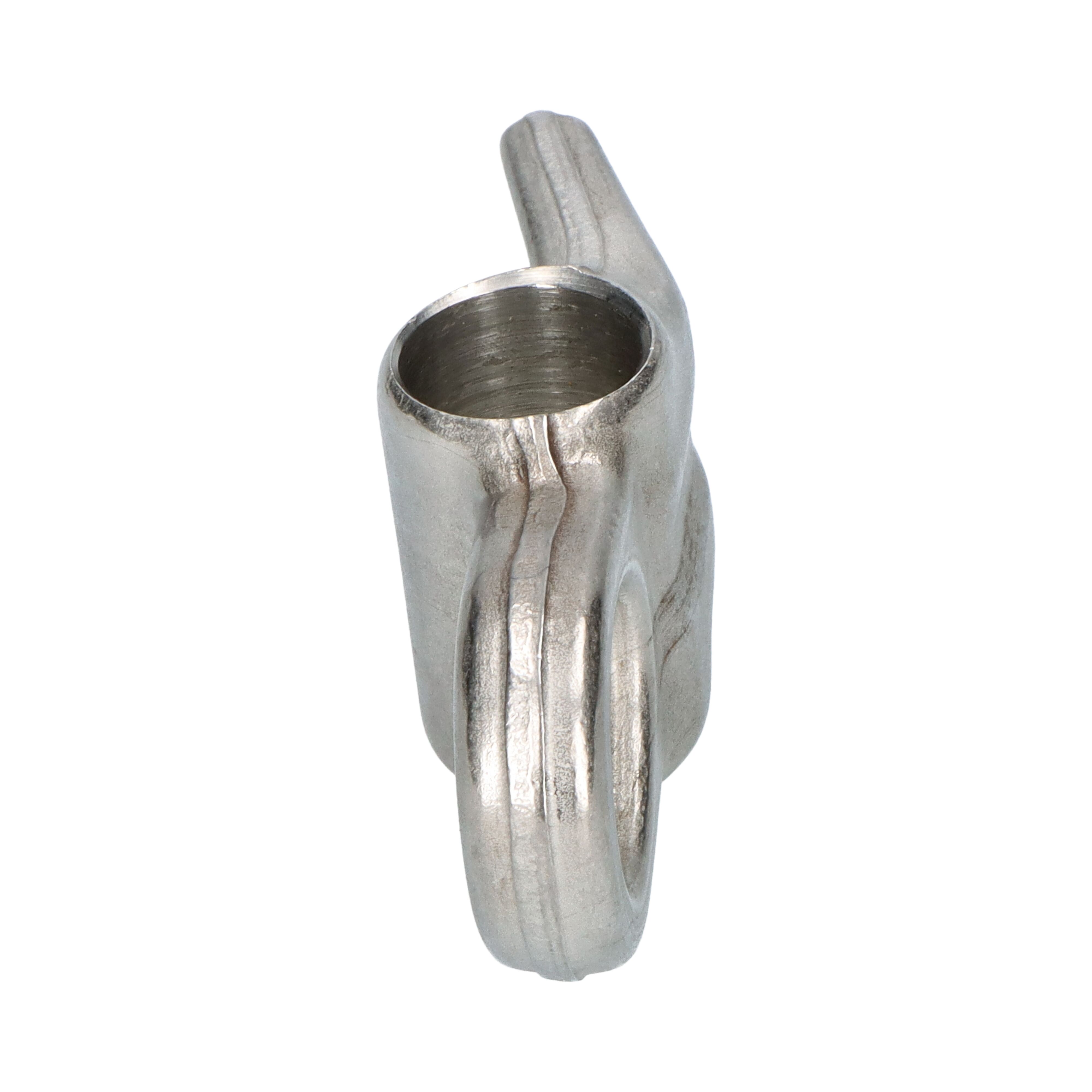 Pommier nokstuk - voor sluiting Ø 16 mm - RVS