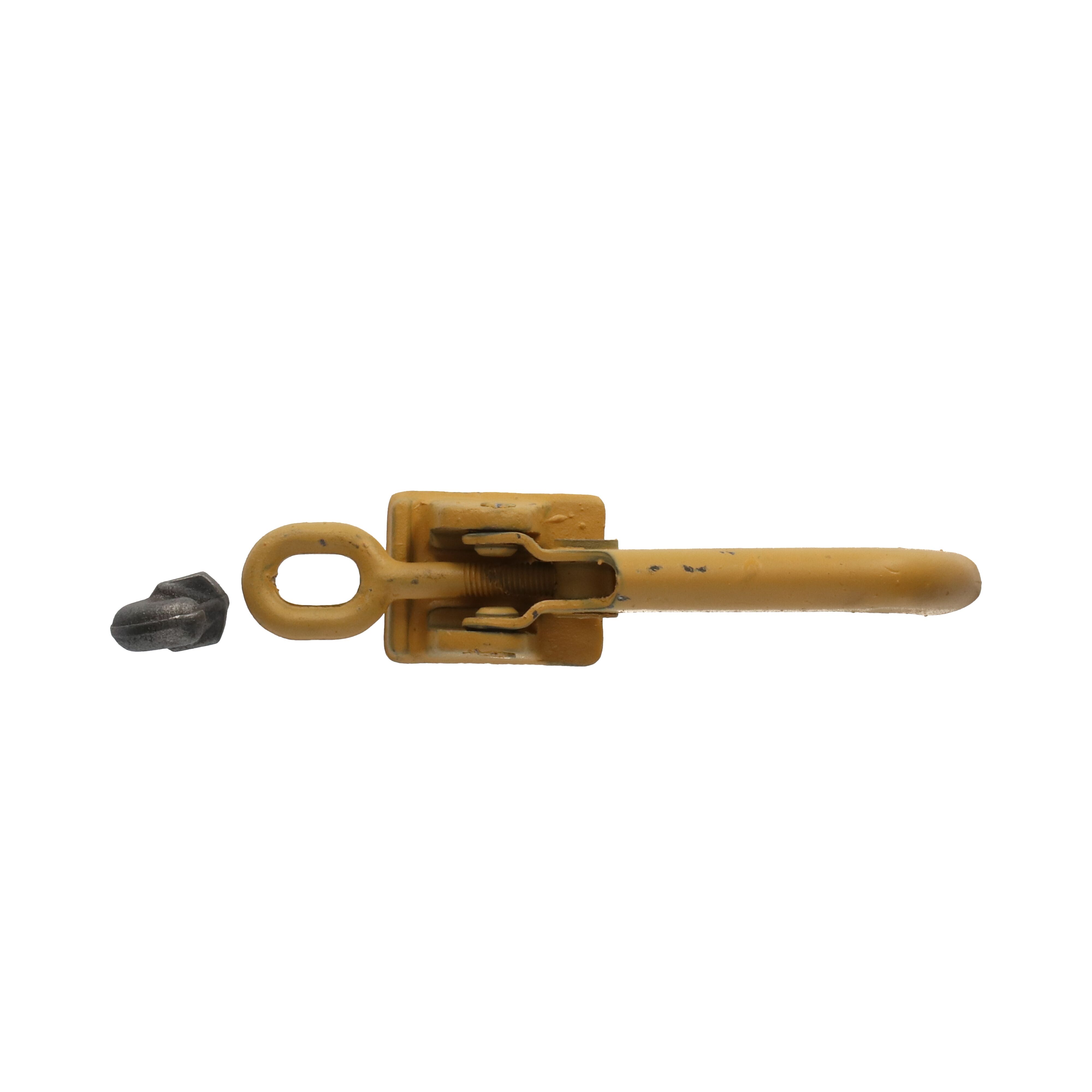 Pommier fermeture excentrique - 205 x 48 mm - modèle à inférieur - incl. crochet - plus fini