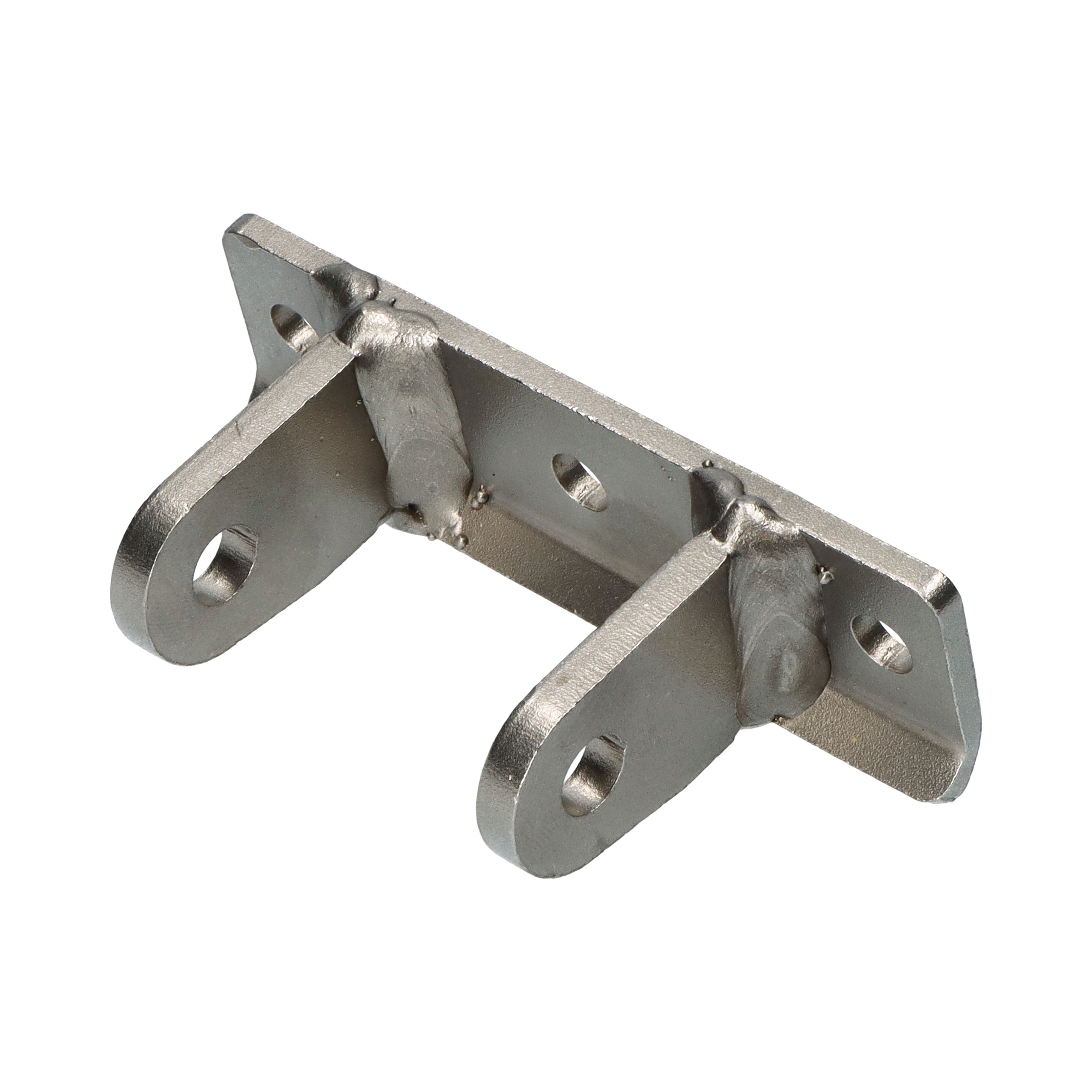 Pommier hinge trestle - bolt-on - for hinge plate width 52 mm - stainless steel