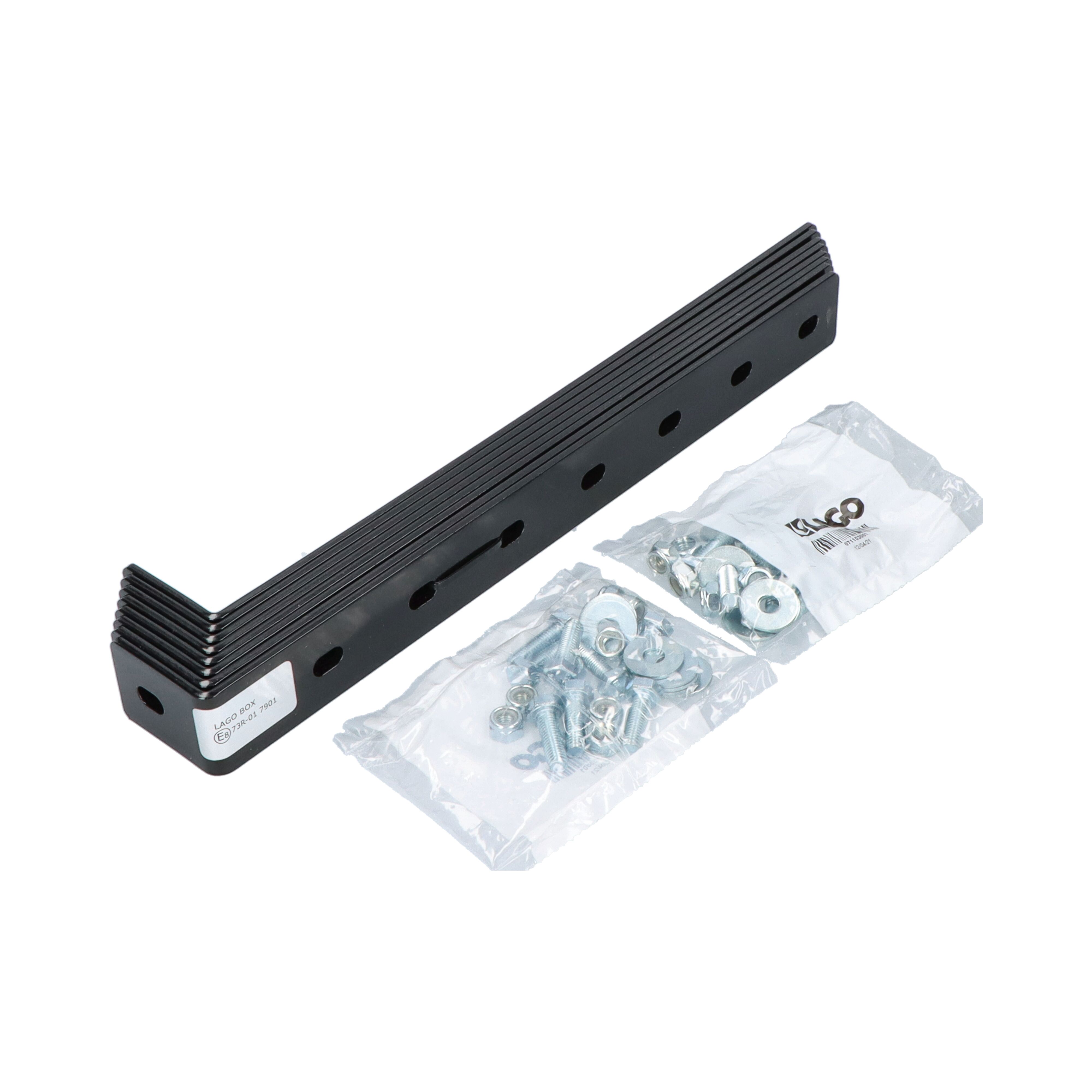 LAGO brackets - for plastic toolbox of 400/500 mm wide - adjustable in height