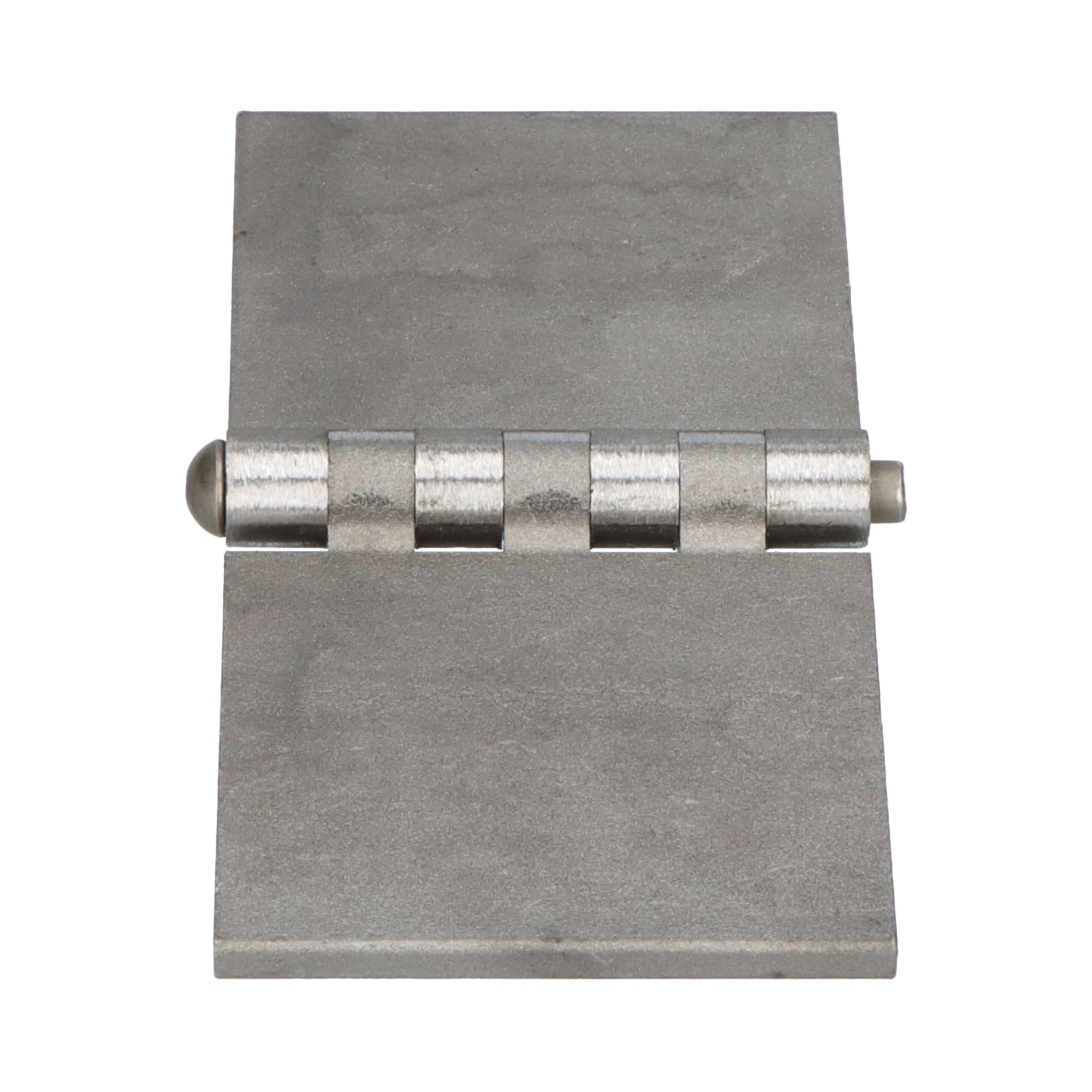 Rhiwa Quality charnière de porte 80 x 80 x 6 mm (LxlxÉ) - axe Ø 8 mm - acier brut