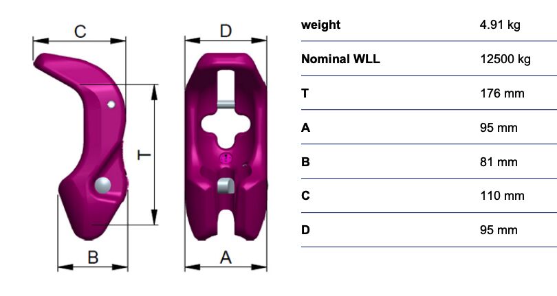 RUD ICE-Multi shortening claw IMVK-16
